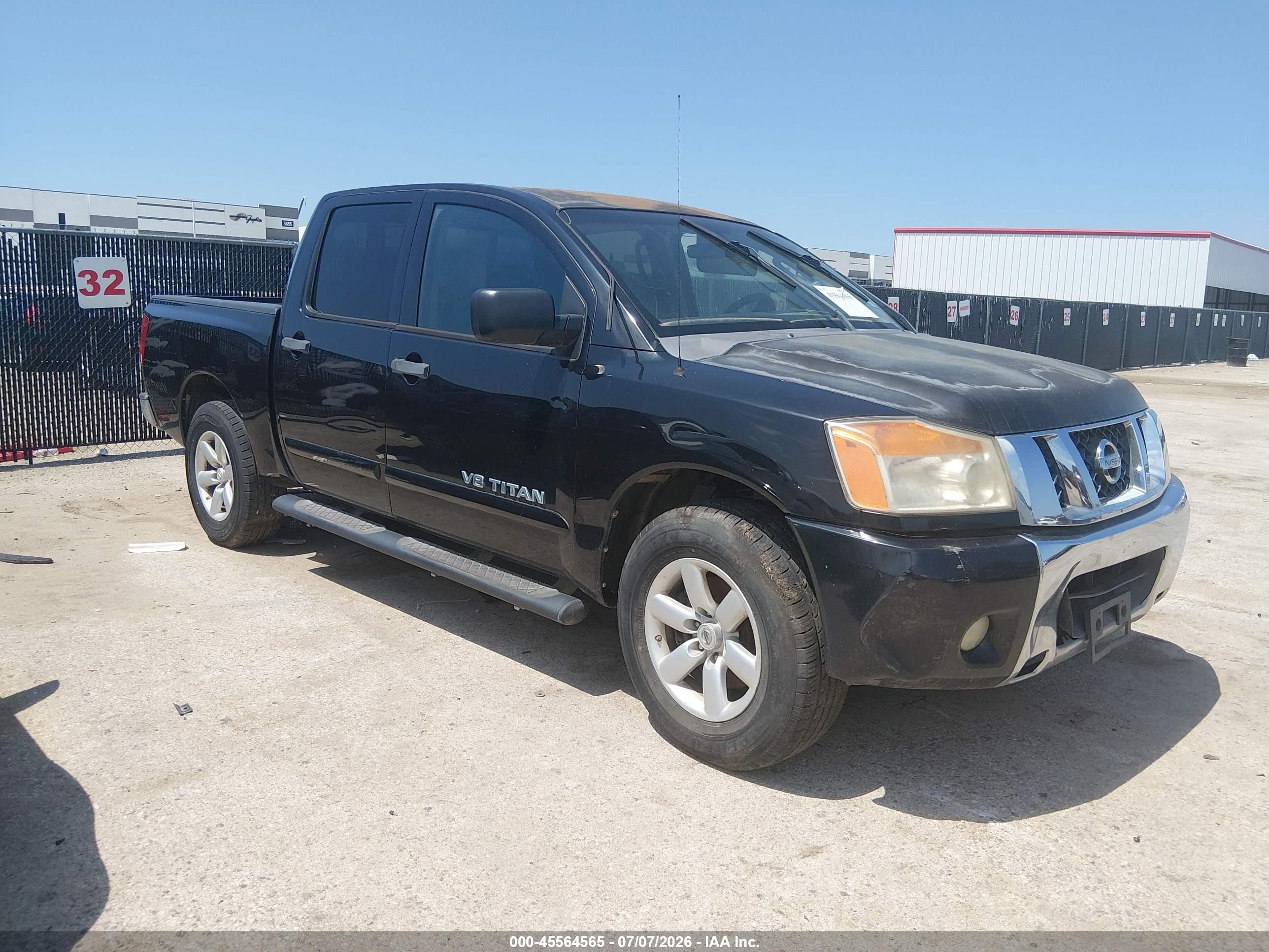 2009 Nissan Titan Se Black vin: 1N6BA07DX9N306134