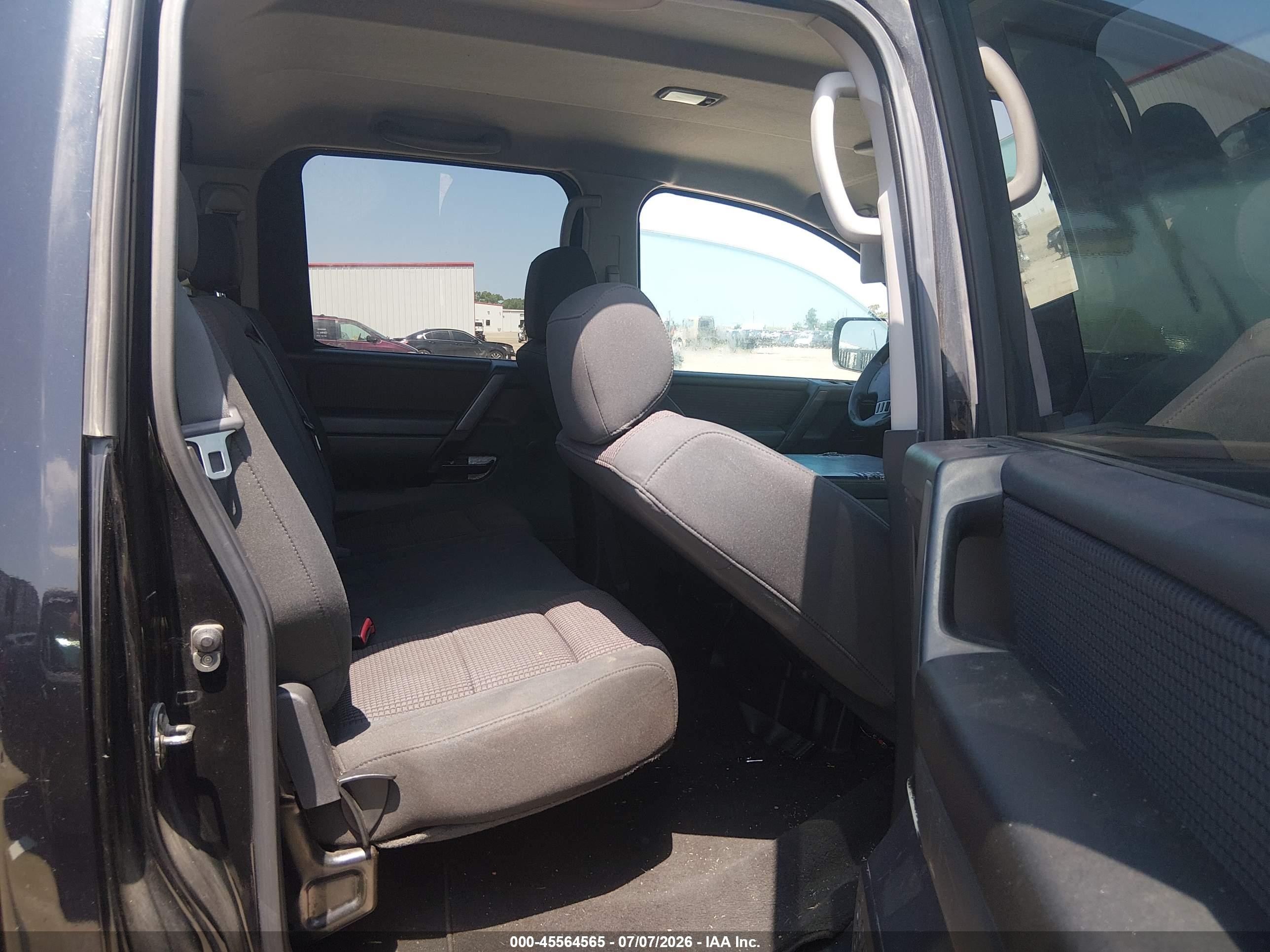 2009 Nissan Titan Se Black vin: 1N6BA07DX9N306134