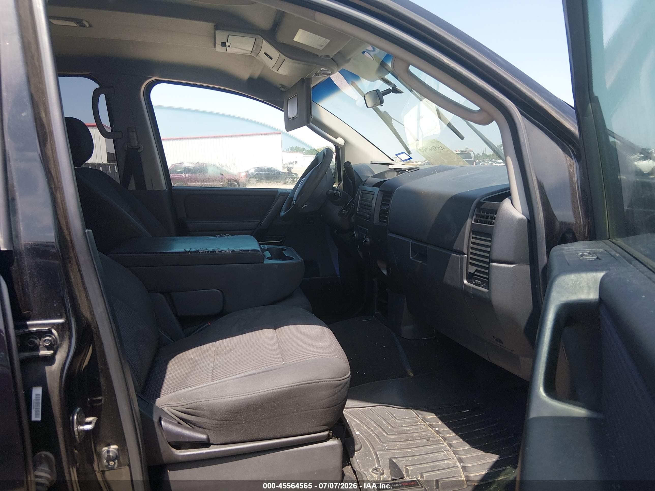 2009 Nissan Titan Se Black vin: 1N6BA07DX9N306134