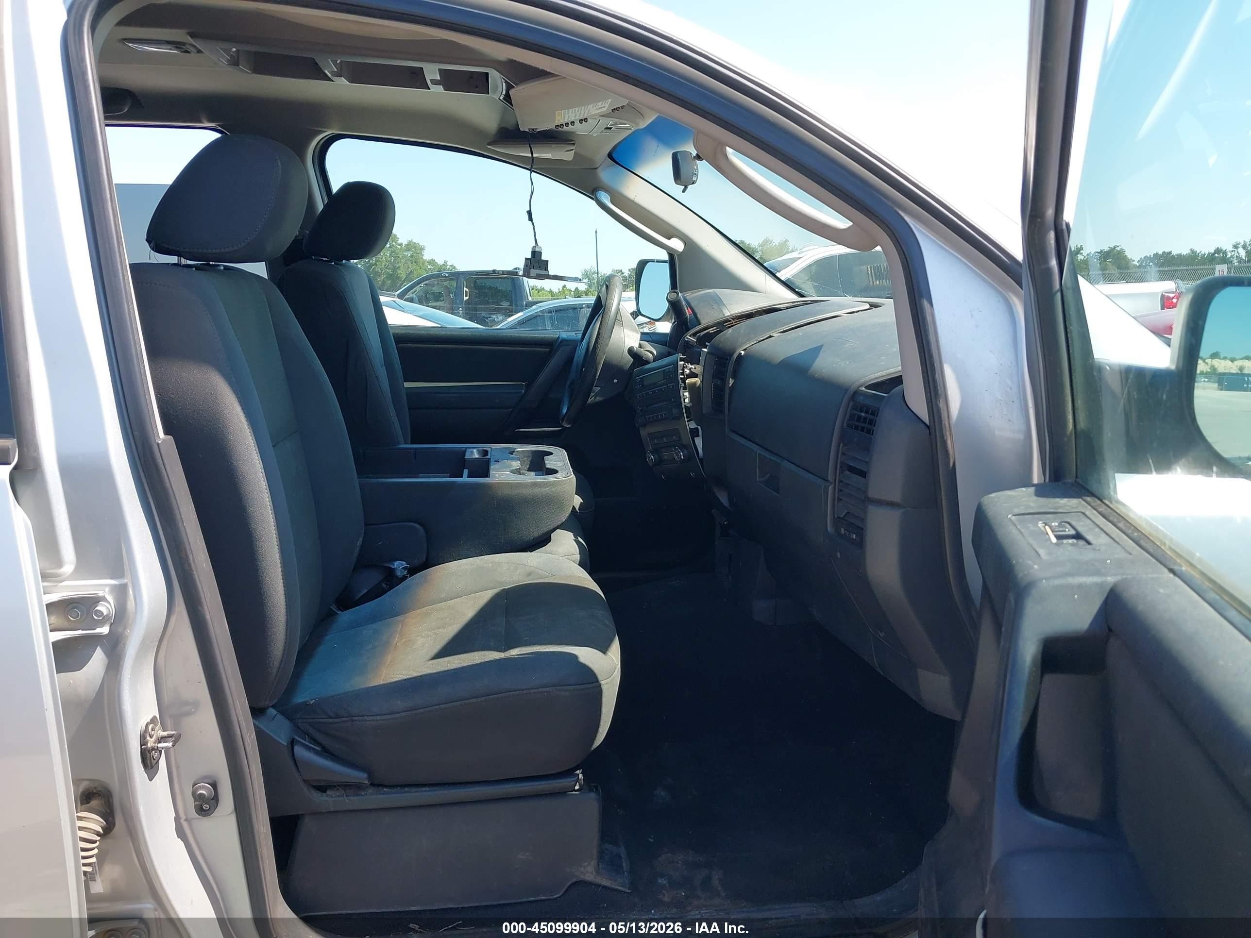 2008 Nissan Titan Xe Silver vin: 1N6BA07G88N312233