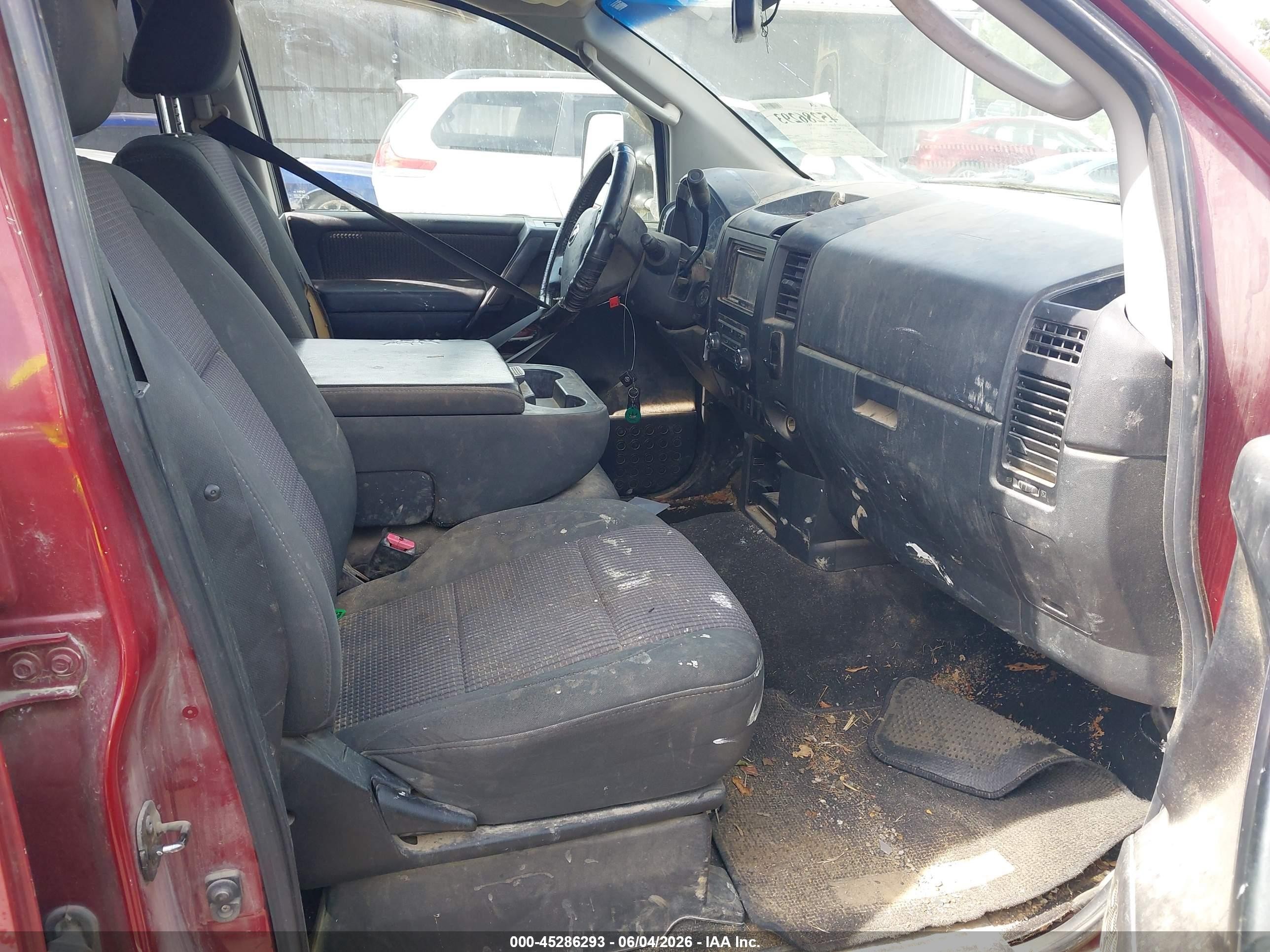 2008 Nissan Titan Se Бордовый vin: 1N6BA07GX8N318180