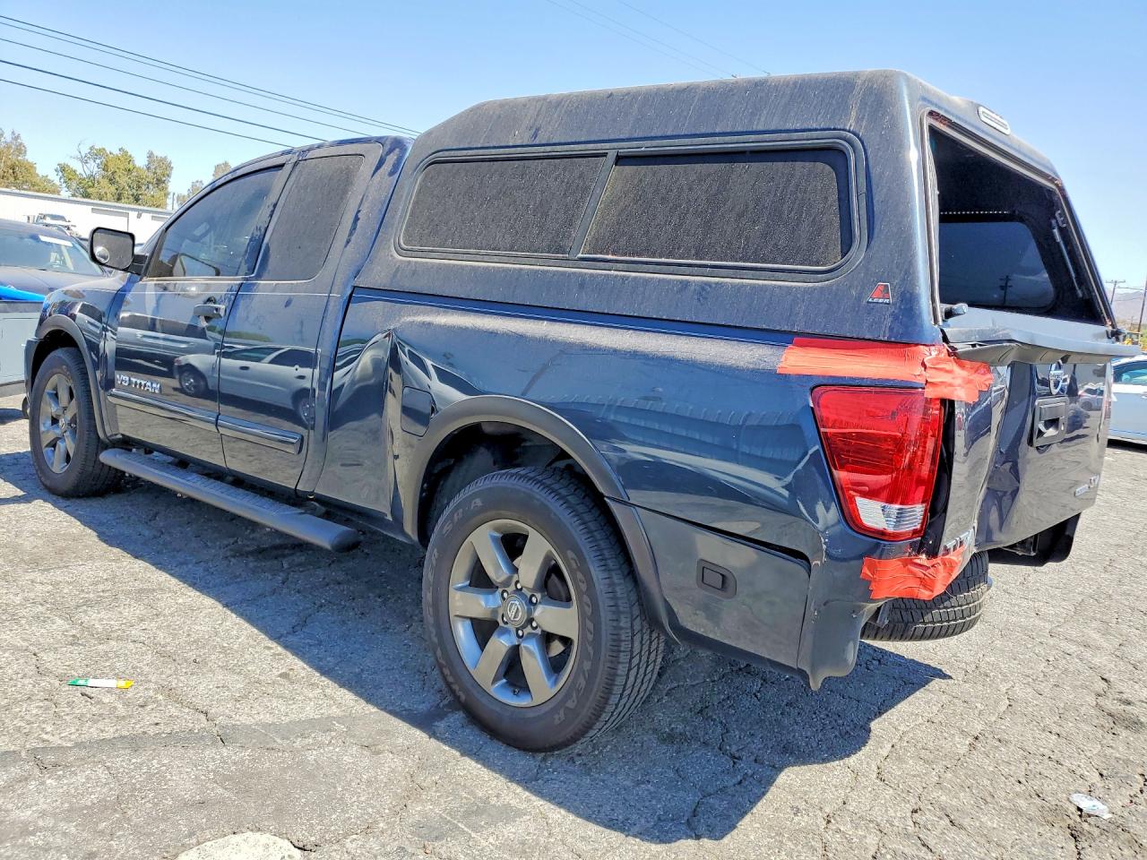 2015 Nissan Titan Sv Blue vin: 1N6BA0CA2FN513205