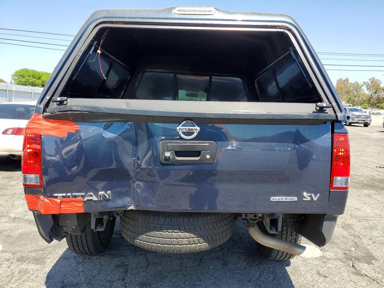 2015 Nissan Titan Sv Blue vin: 1N6BA0CA2FN513205