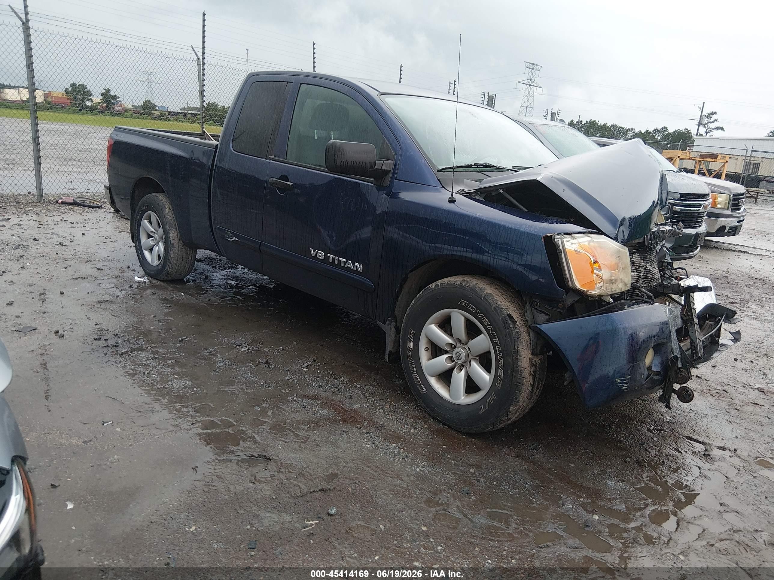 2010 Nissan Titan Se Dark Blue vin: 1N6BA0CA4AN310261