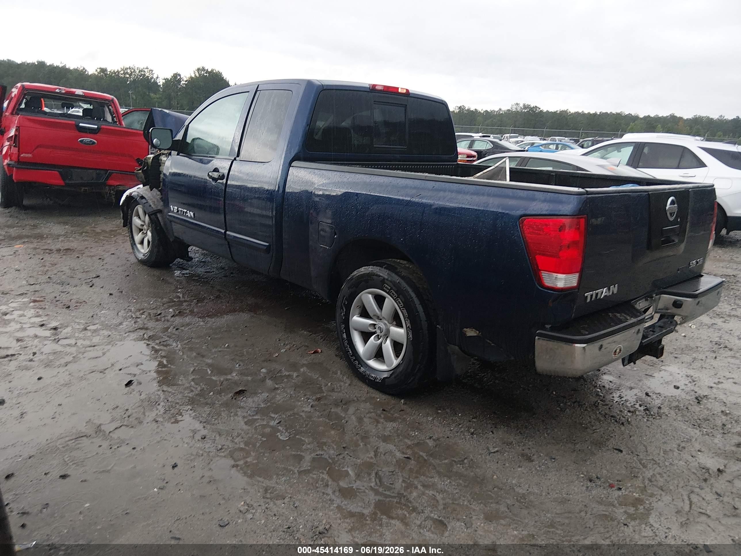 2010 Nissan Titan Se Dark Blue vin: 1N6BA0CA4AN310261