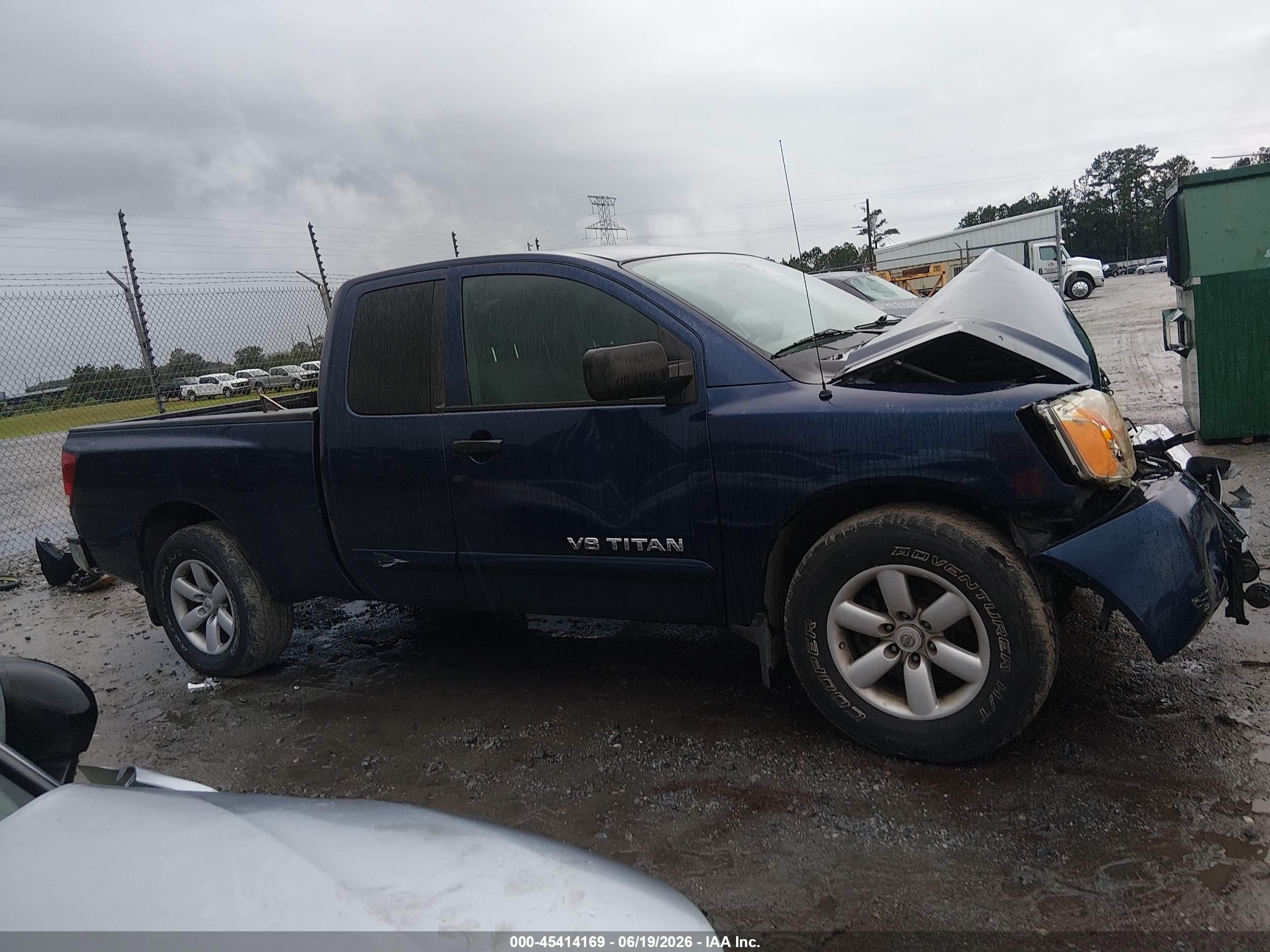 2010 Nissan Titan Se Dark Blue vin: 1N6BA0CA4AN310261