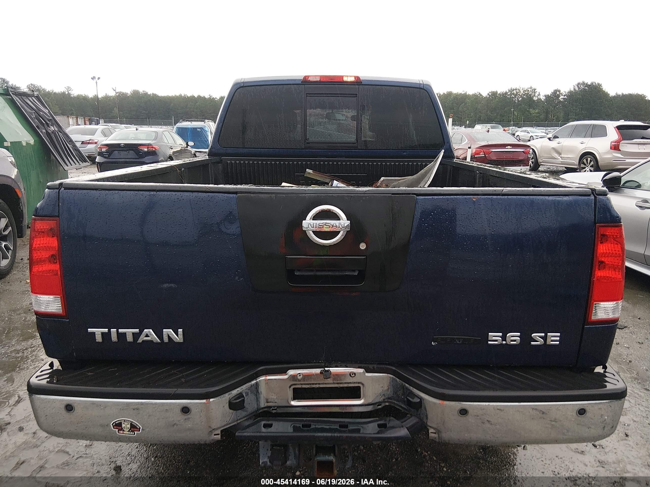 2010 Nissan Titan Se Dark Blue vin: 1N6BA0CA4AN310261
