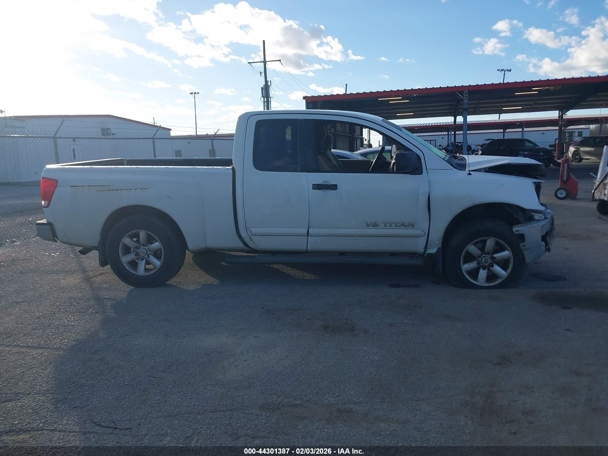 2014 Nissan Titan Sv White vin: 1N6BA0CA7EN504630
