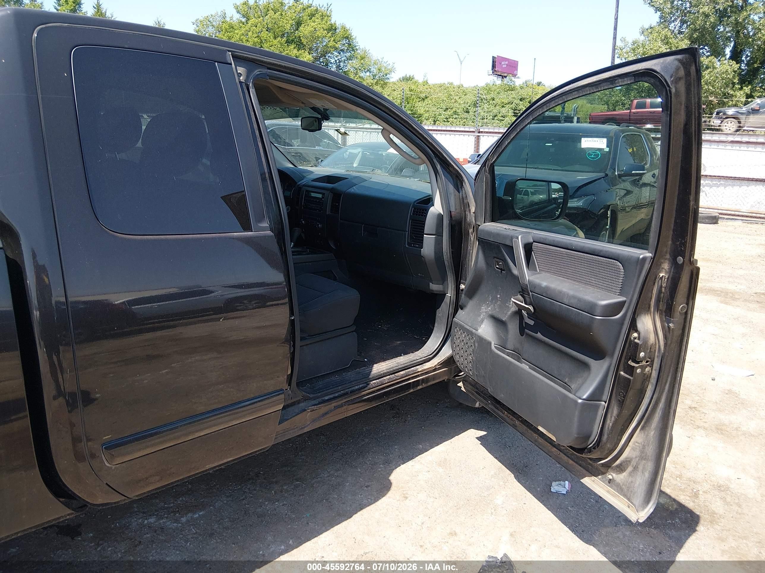2010 Nissan Titan Se Black vin: 1N6BA0CA9AN321319
