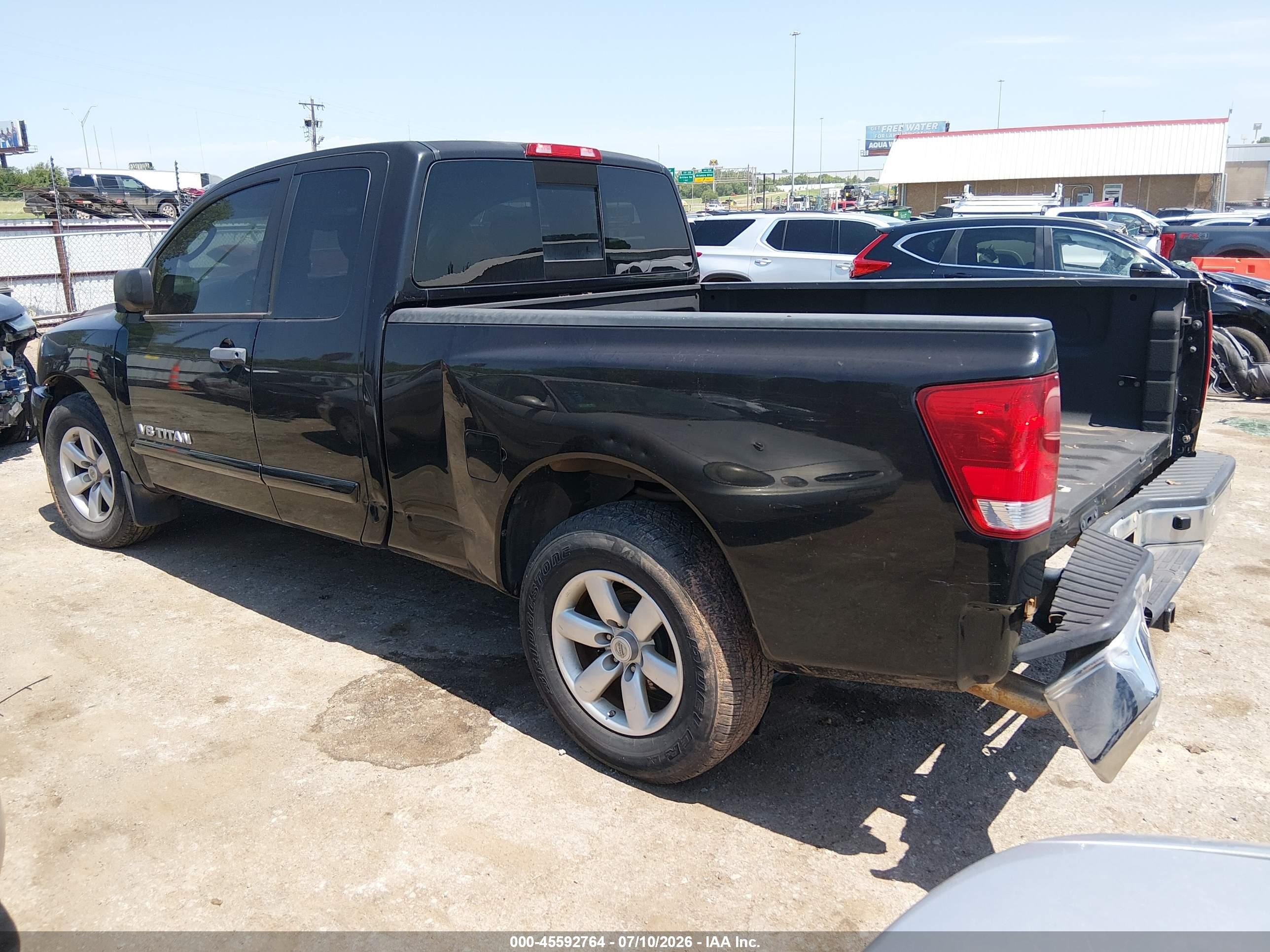 2010 Nissan Titan Se Black vin: 1N6BA0CA9AN321319