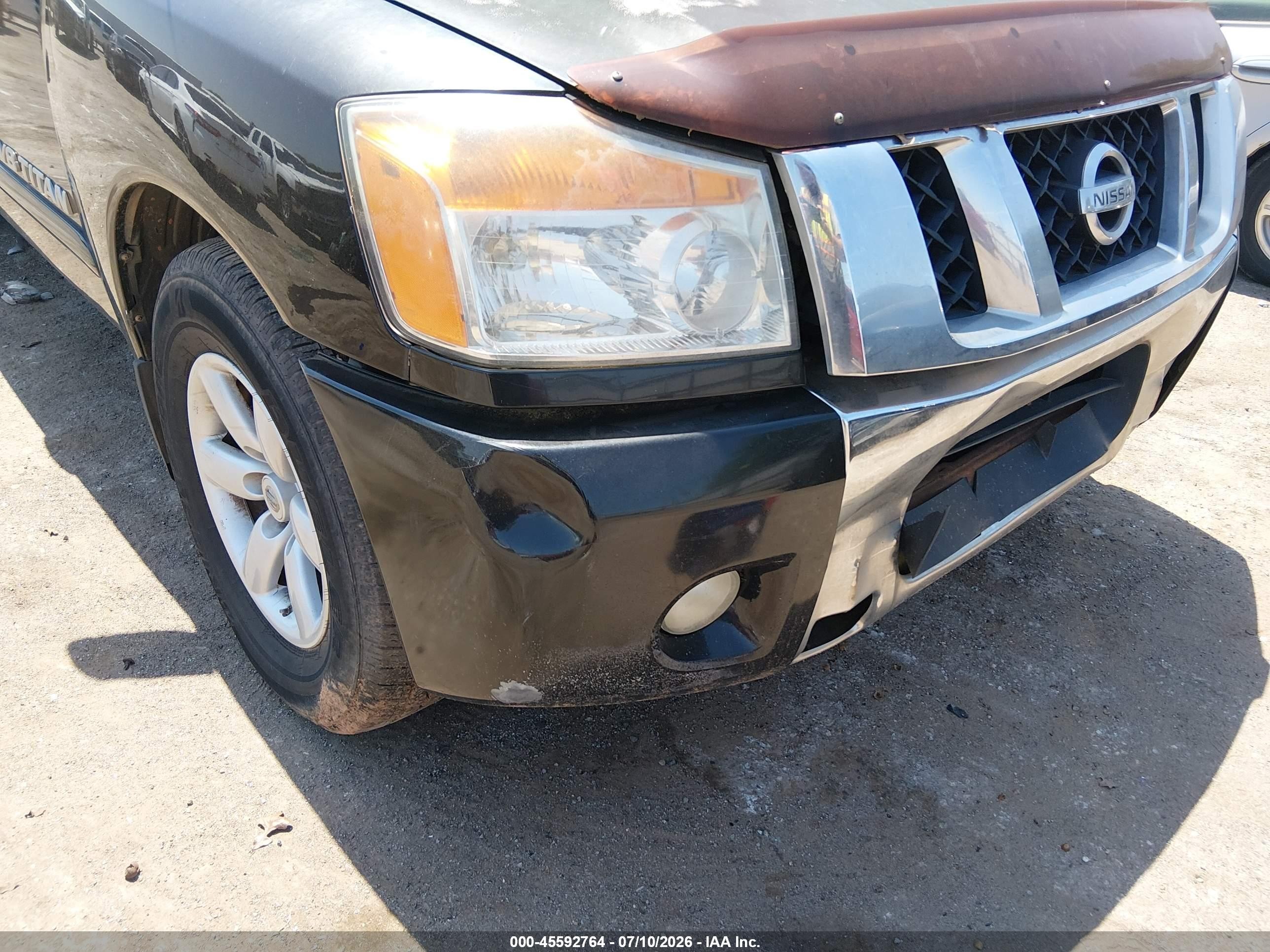2010 Nissan Titan Se Black vin: 1N6BA0CA9AN321319