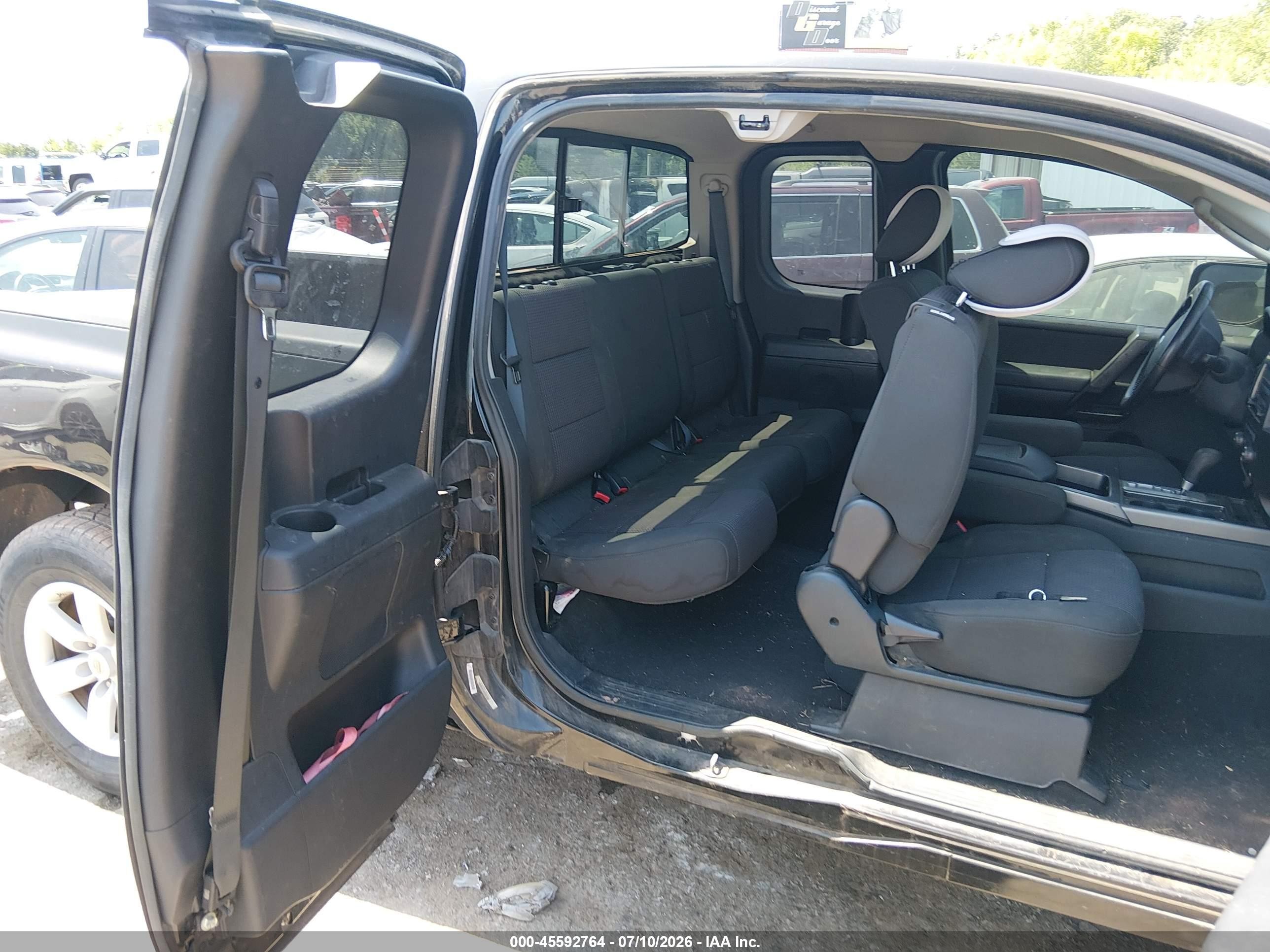 2010 Nissan Titan Se Black vin: 1N6BA0CA9AN321319