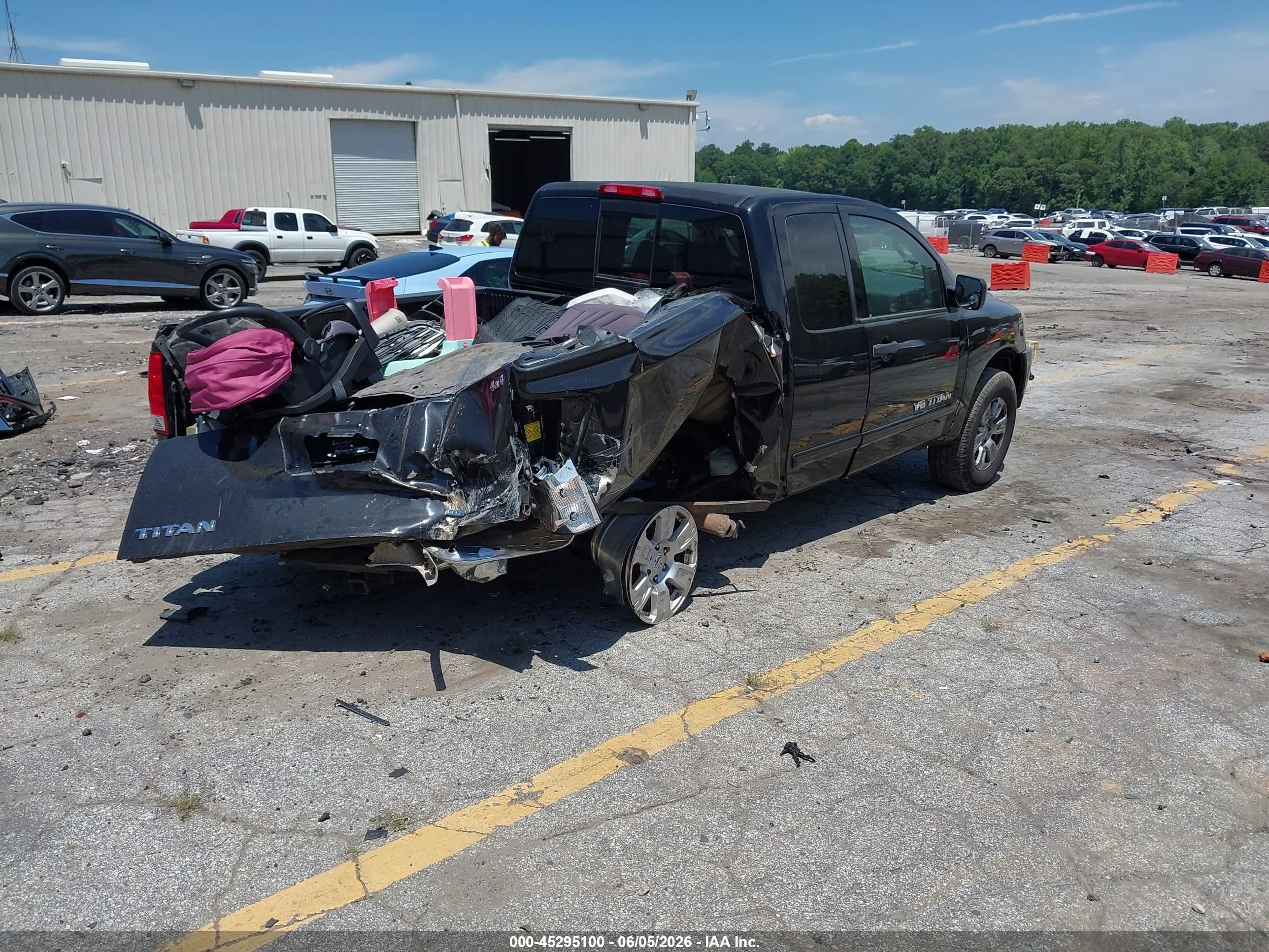 2010 Nissan Titan Se Black vin: 1N6BA0CC0AN310193