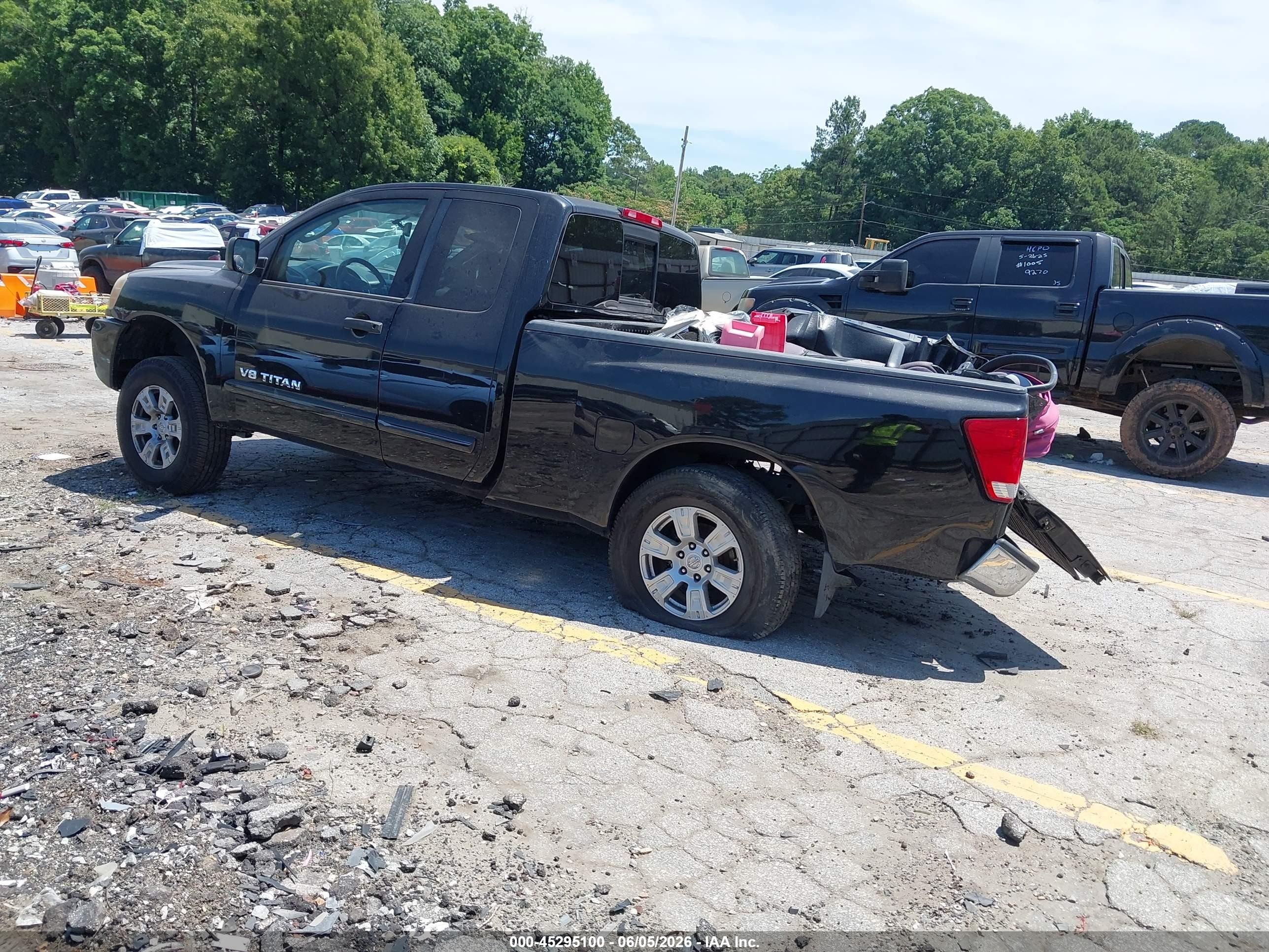 2010 Nissan Titan Se Black vin: 1N6BA0CC0AN310193