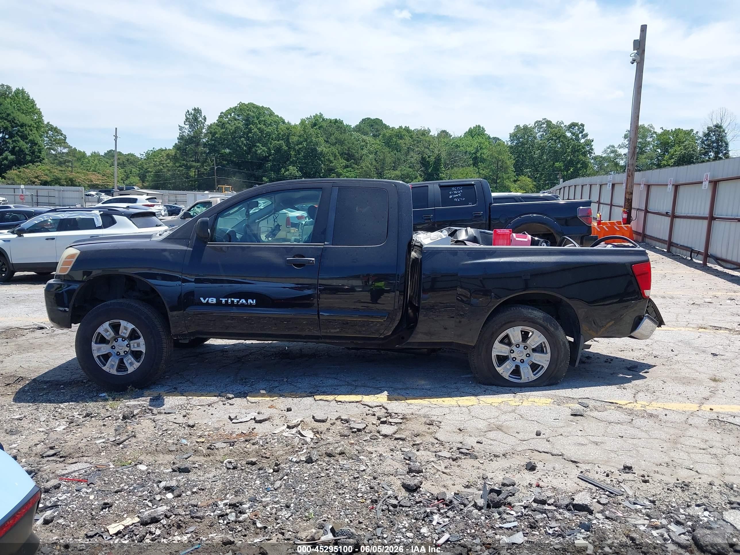 2010 Nissan Titan Se Black vin: 1N6BA0CC0AN310193