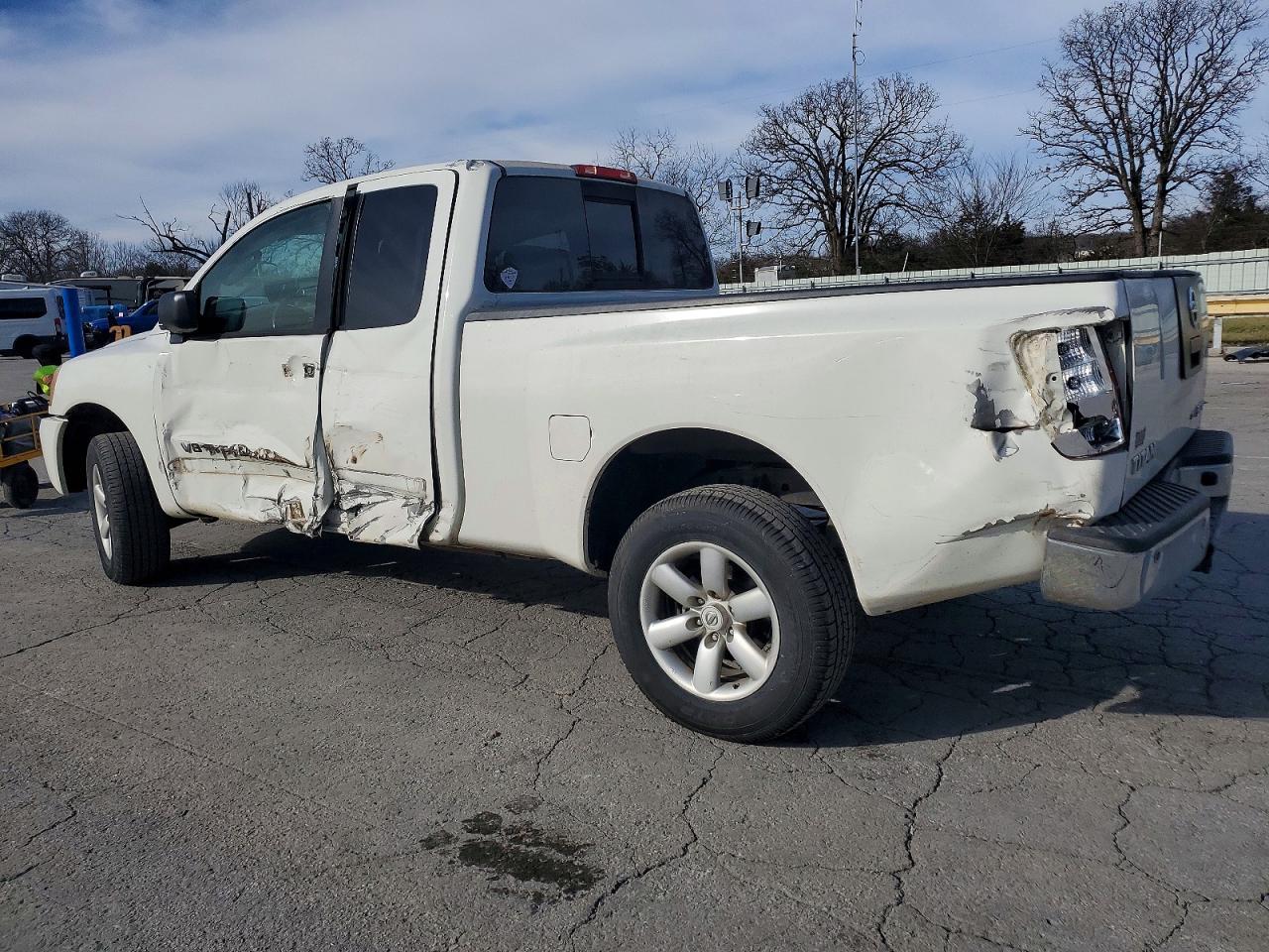 2010 Nissan Titan Xe White vin: 1N6BA0CC6AN312434