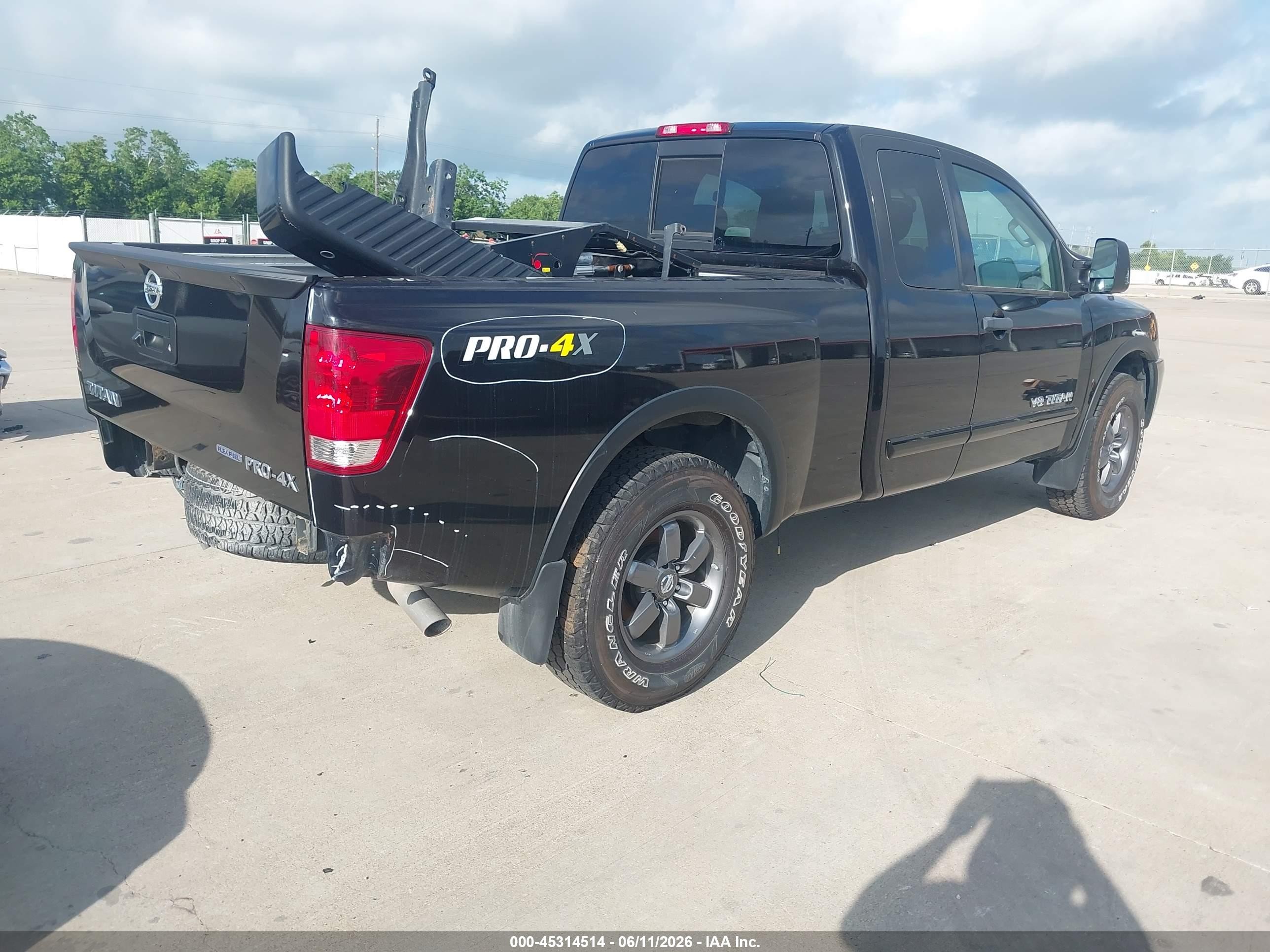 2014 Nissan Titan Pro-4x/s/sv Черный vin: 1N6BA0CC6EN514809