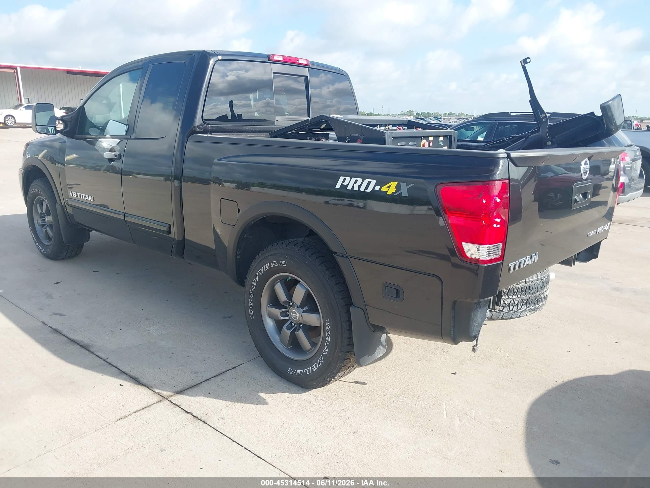 2014 Nissan Titan Pro-4x/s/sv Черный vin: 1N6BA0CC6EN514809