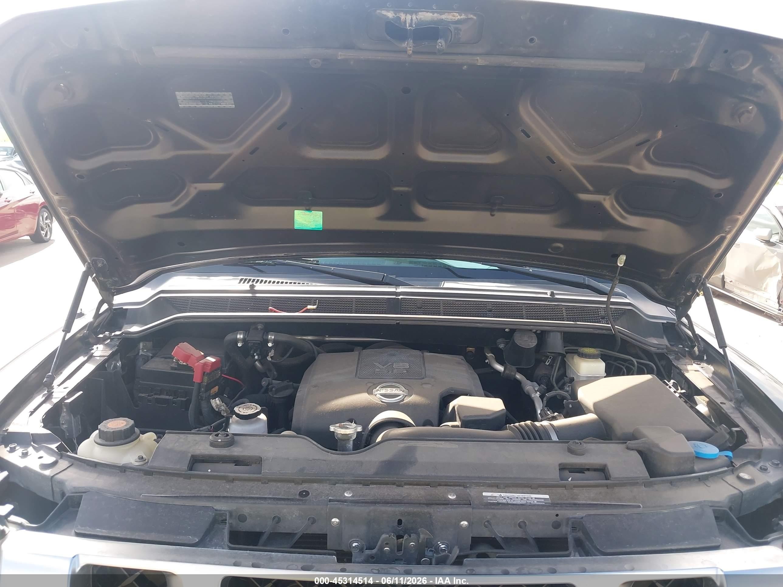 2014 Nissan Titan Pro-4x/s/sv Черный vin: 1N6BA0CC6EN514809