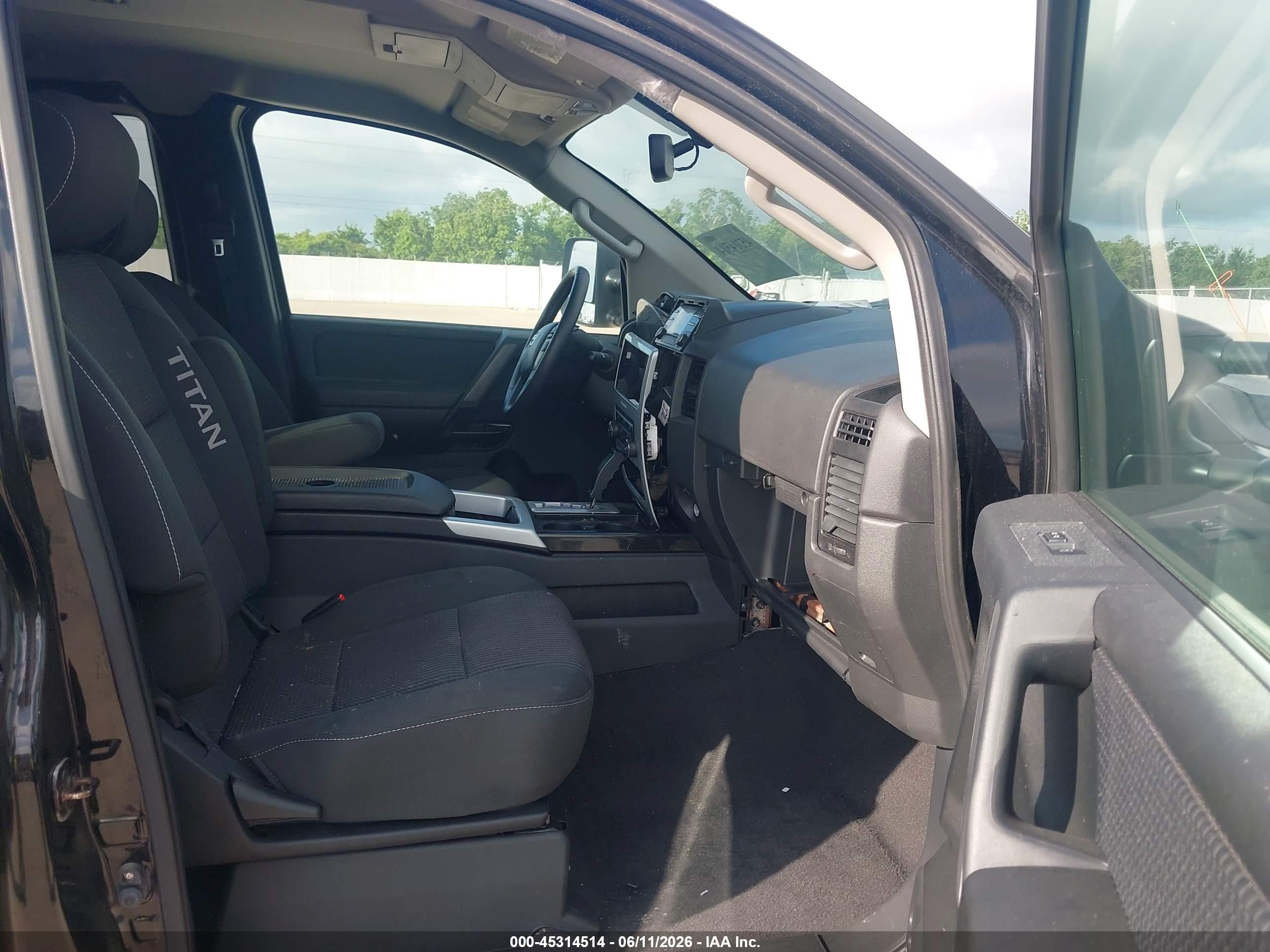 2014 Nissan Titan Pro-4x/s/sv Черный vin: 1N6BA0CC6EN514809