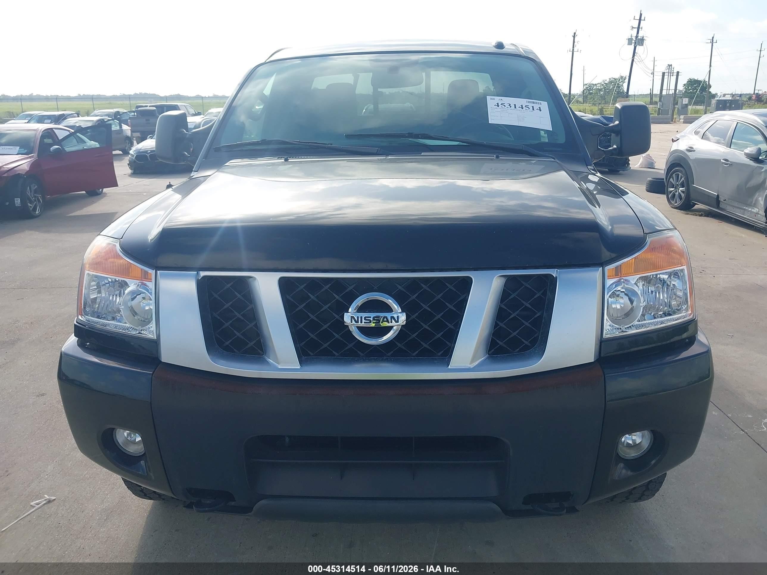 2014 Nissan Titan Pro-4x/s/sv Черный vin: 1N6BA0CC6EN514809