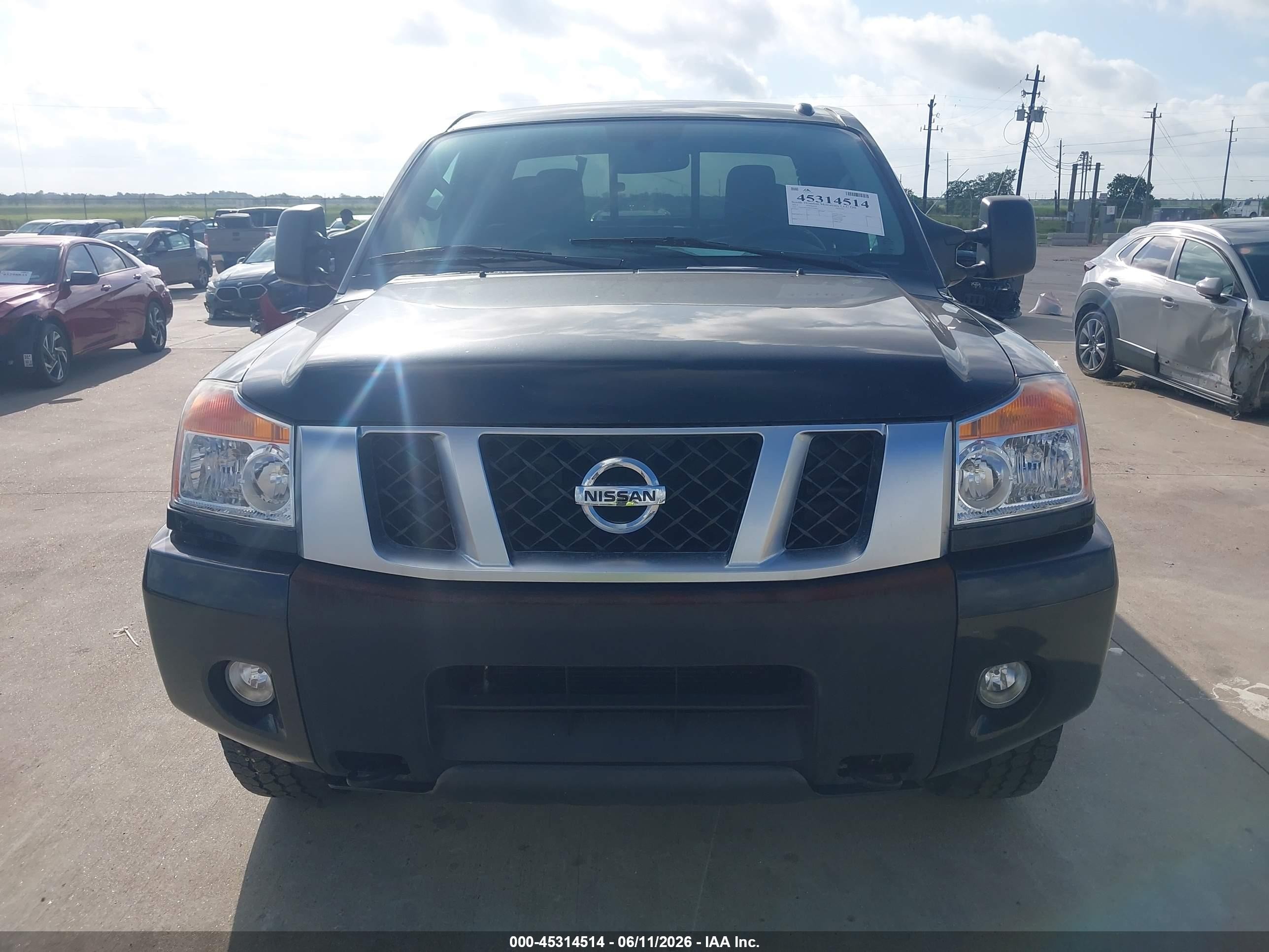 2014 Nissan Titan Pro-4x/s/sv Черный vin: 1N6BA0CC6EN514809