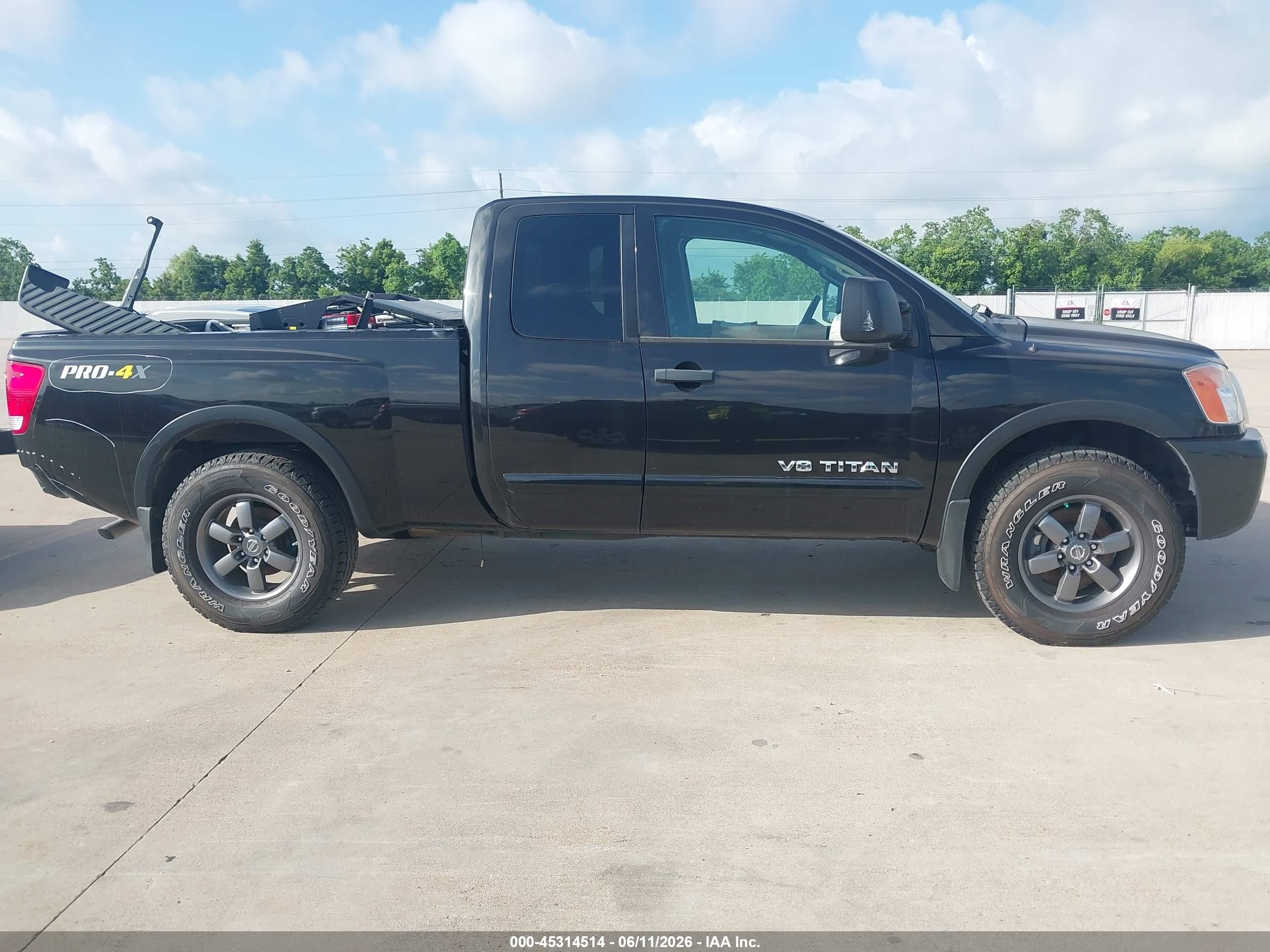 2014 Nissan Titan Pro-4x/s/sv Черный vin: 1N6BA0CC6EN514809