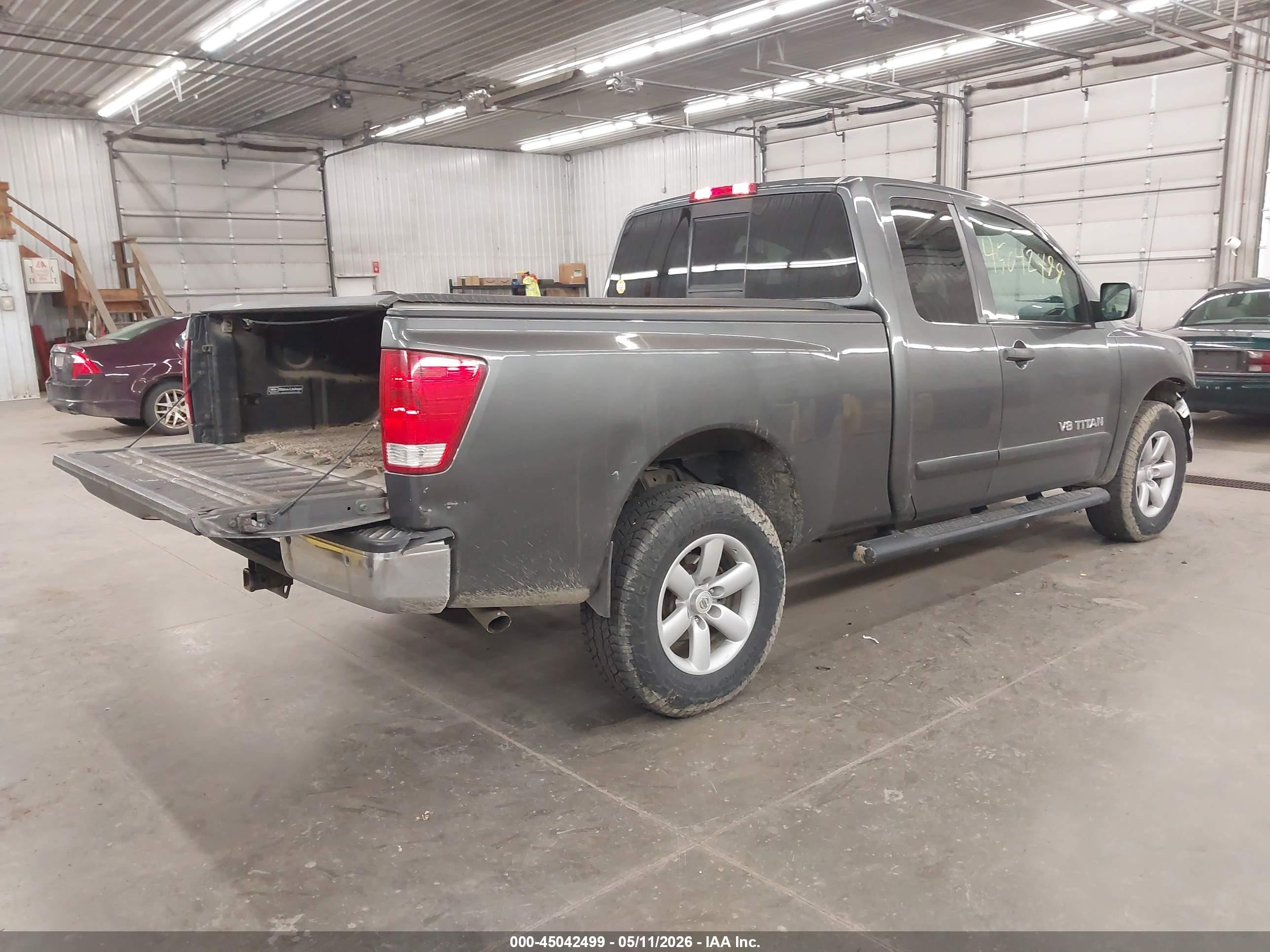 2011 Nissan Titan Sv Gray vin: 1N6BA0CC7BN325775