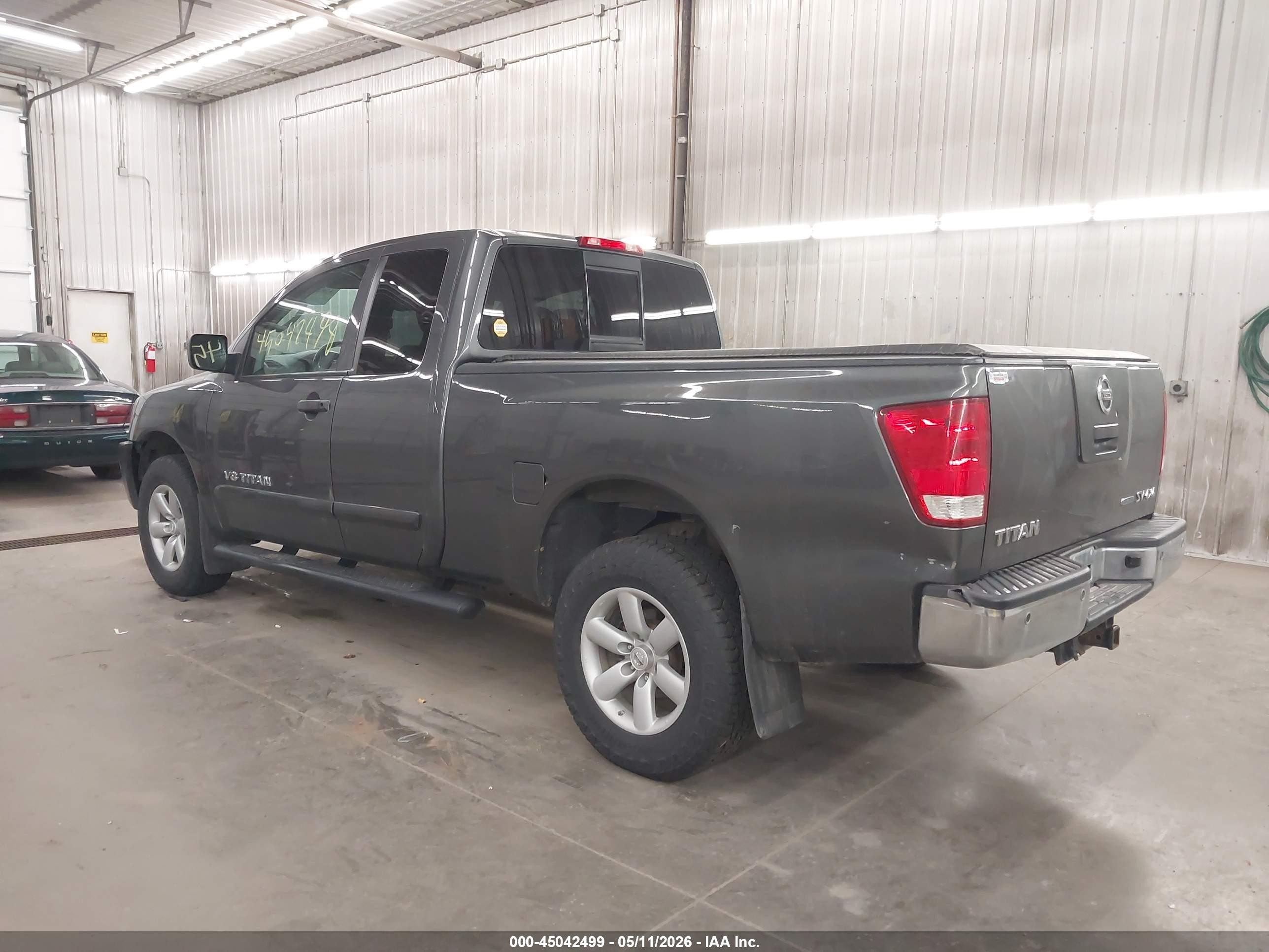 2011 Nissan Titan Sv Gray vin: 1N6BA0CC7BN325775