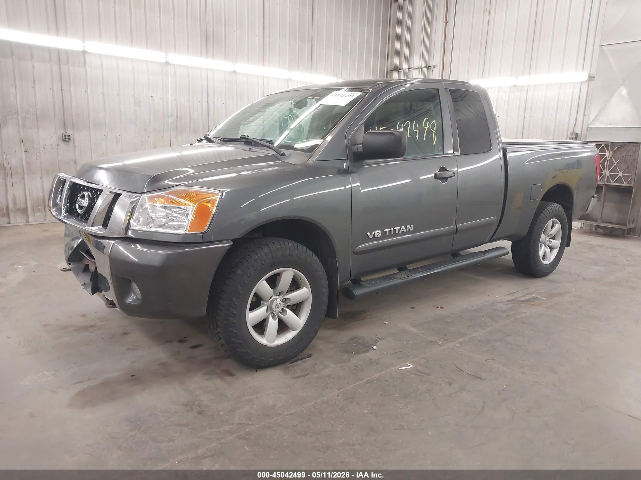 2011 Nissan Titan Sv Gray vin: 1N6BA0CC7BN325775