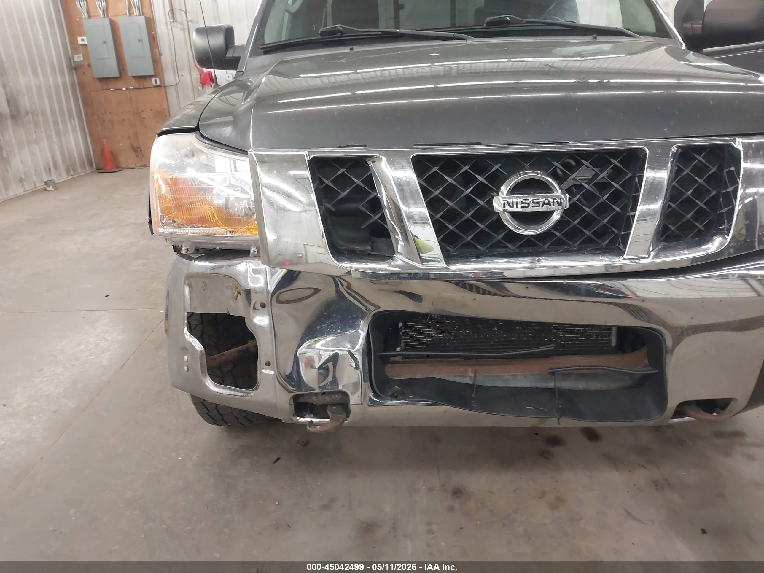2011 Nissan Titan Sv Gray vin: 1N6BA0CC7BN325775