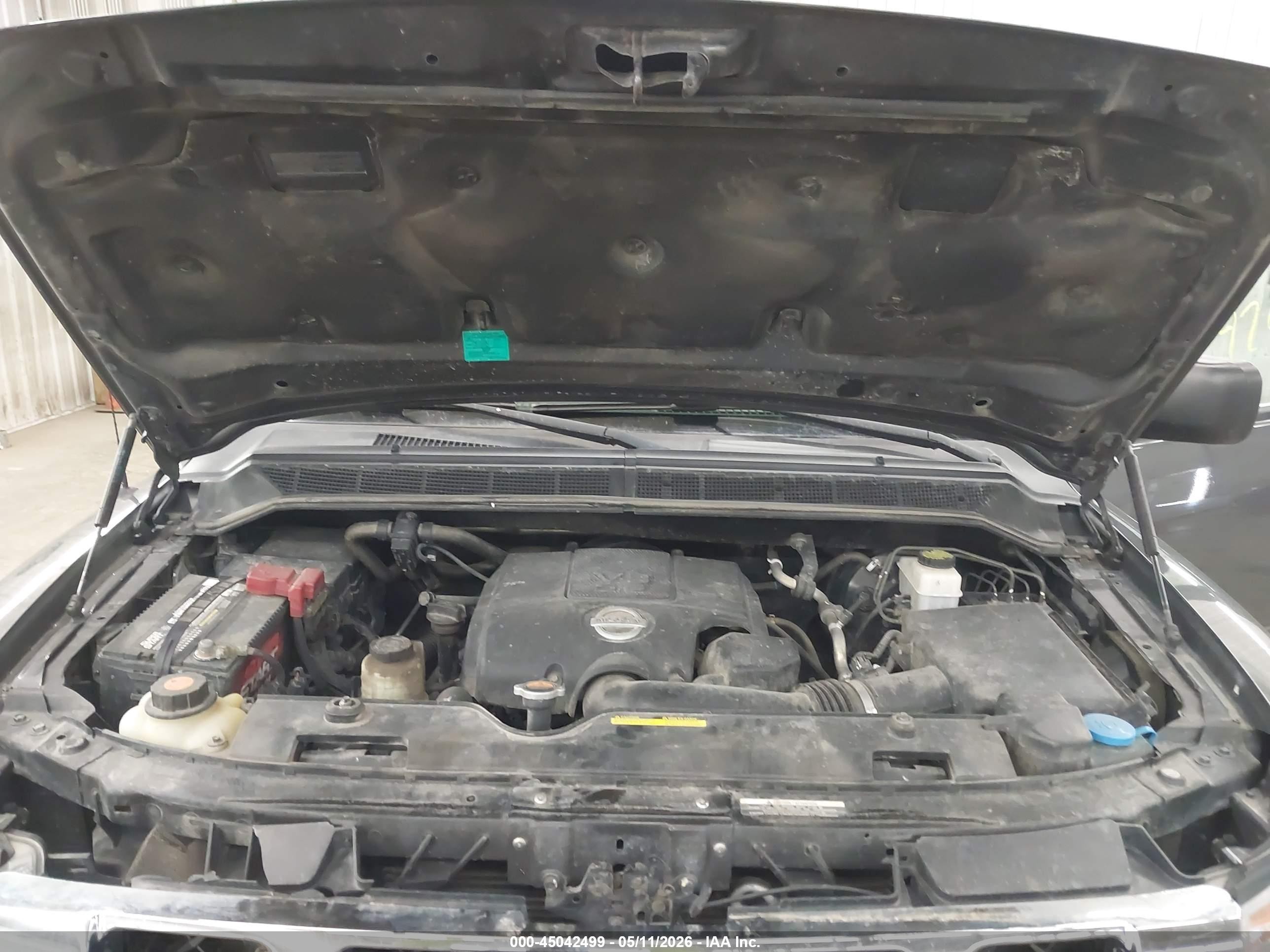 2011 Nissan Titan Sv Gray vin: 1N6BA0CC7BN325775