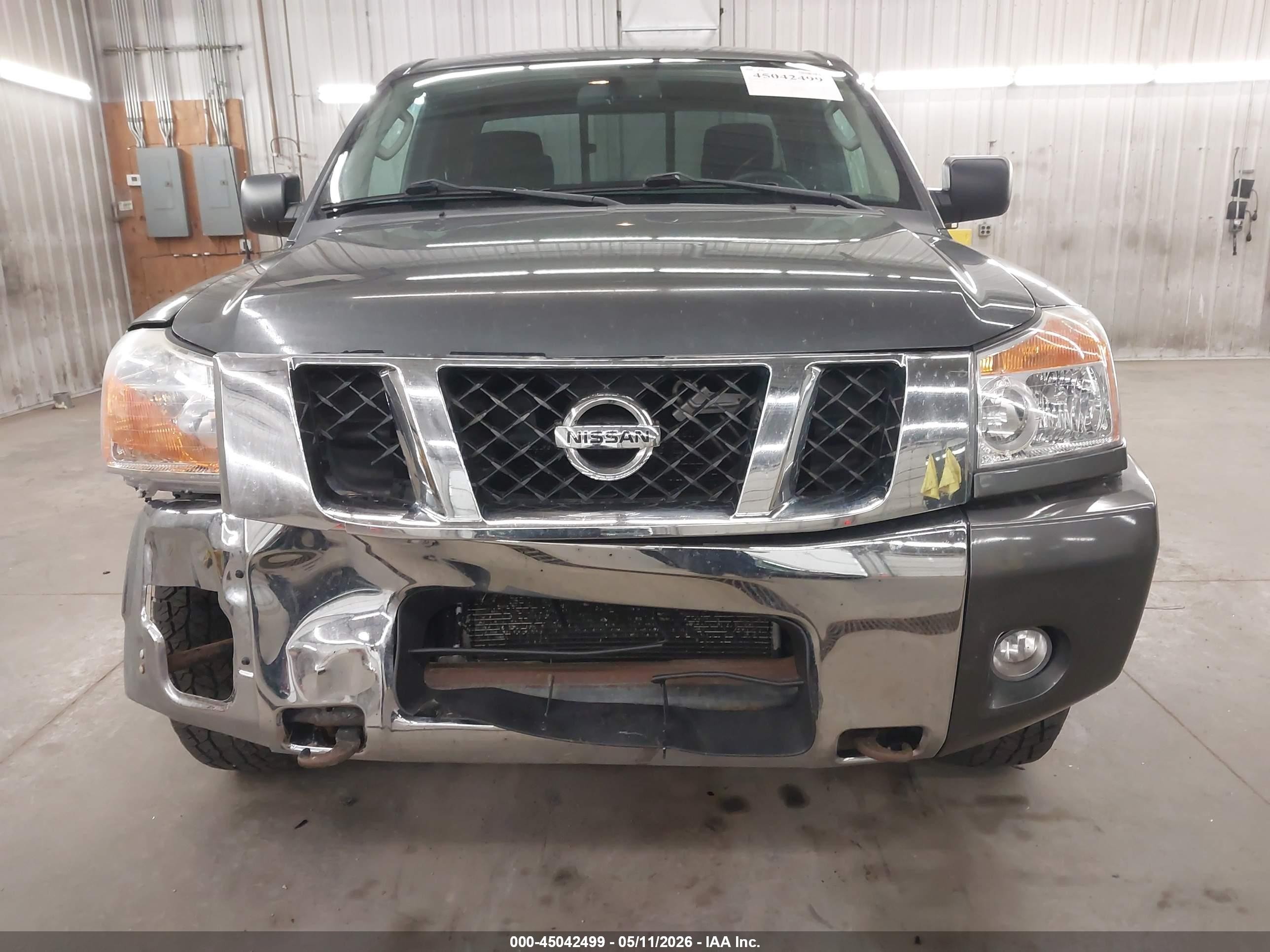2011 Nissan Titan Sv Gray vin: 1N6BA0CC7BN325775
