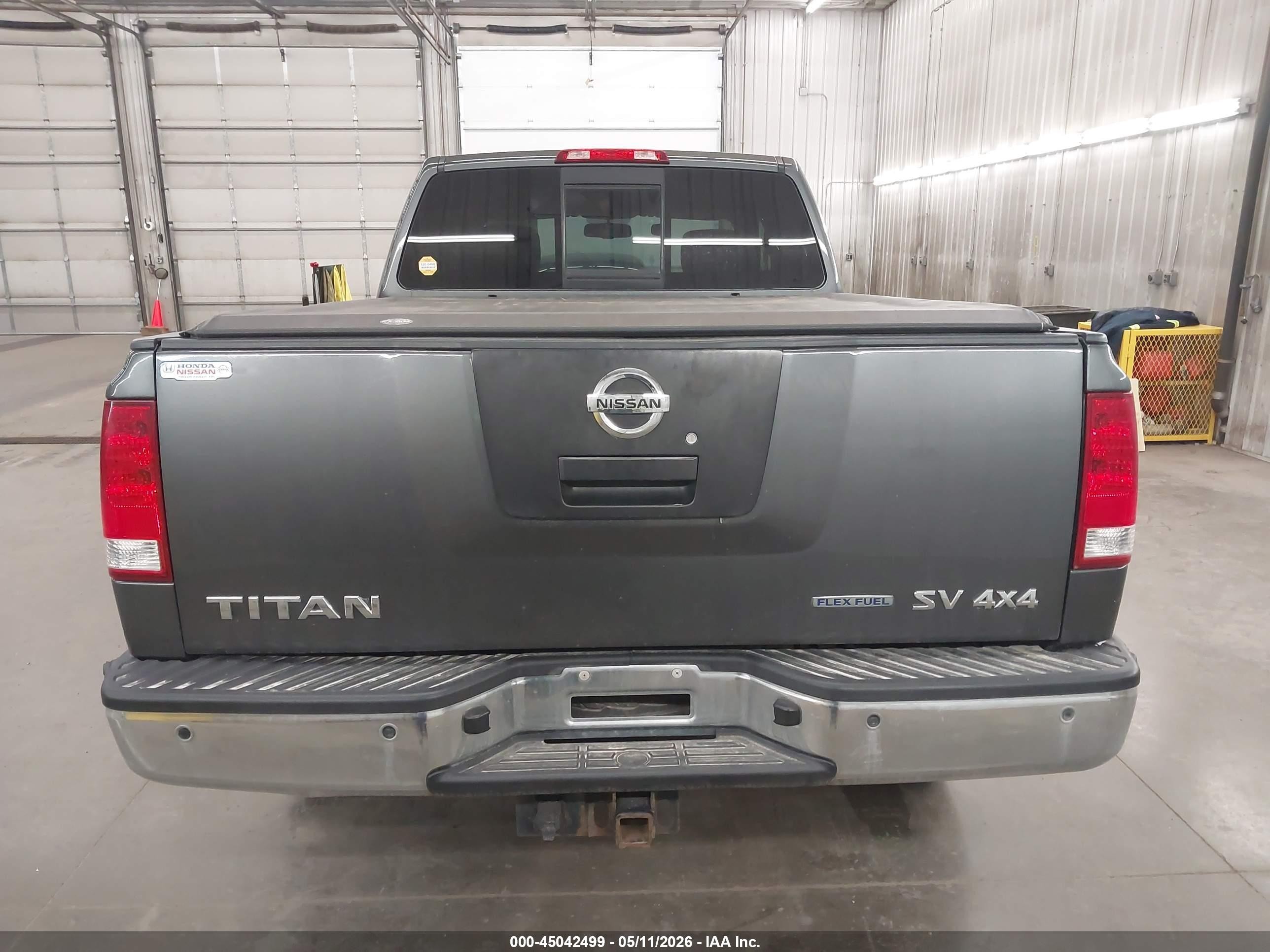 2011 Nissan Titan Sv Gray vin: 1N6BA0CC7BN325775