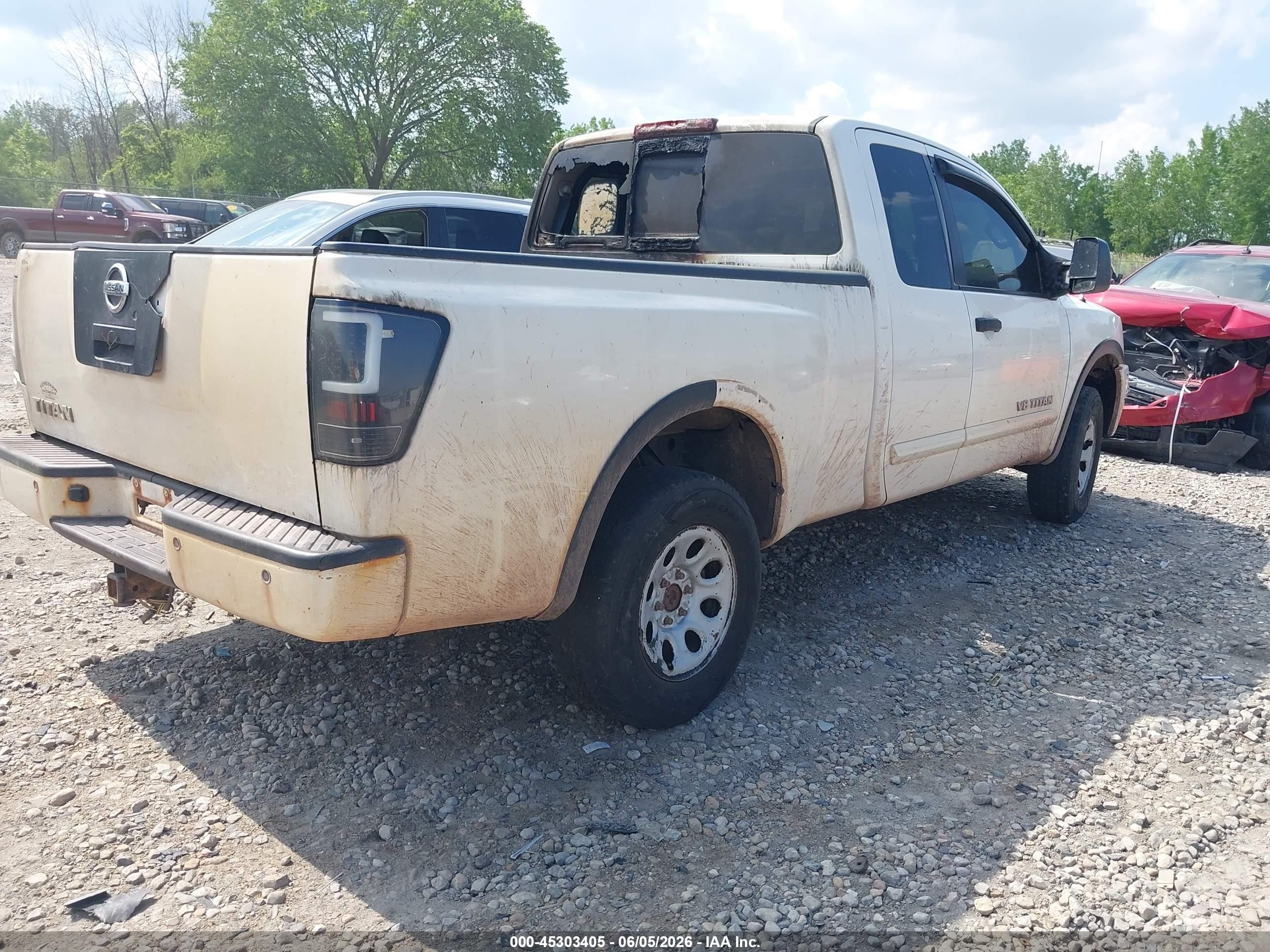 2012 Nissan Titan Pro-4x White vin: 1N6BA0CC8CN309098