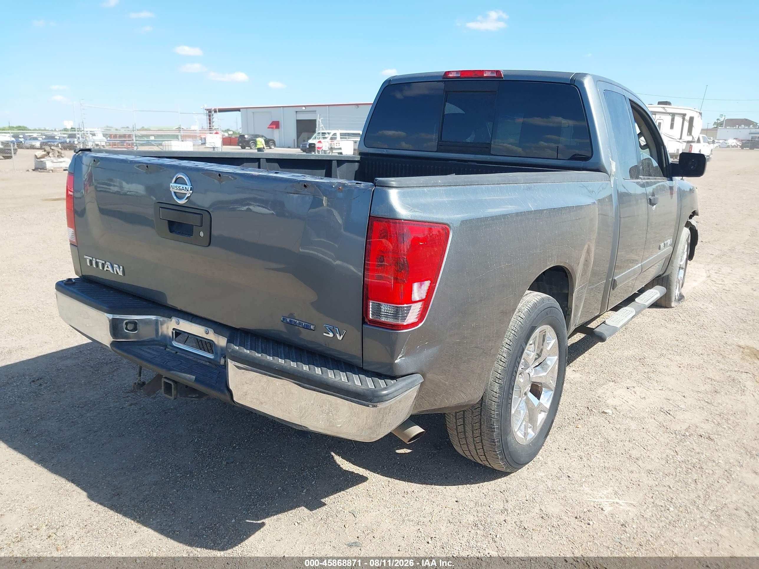 2013 Nissan Titan Sv Gray vin: 1N6BA0CH0DN311053