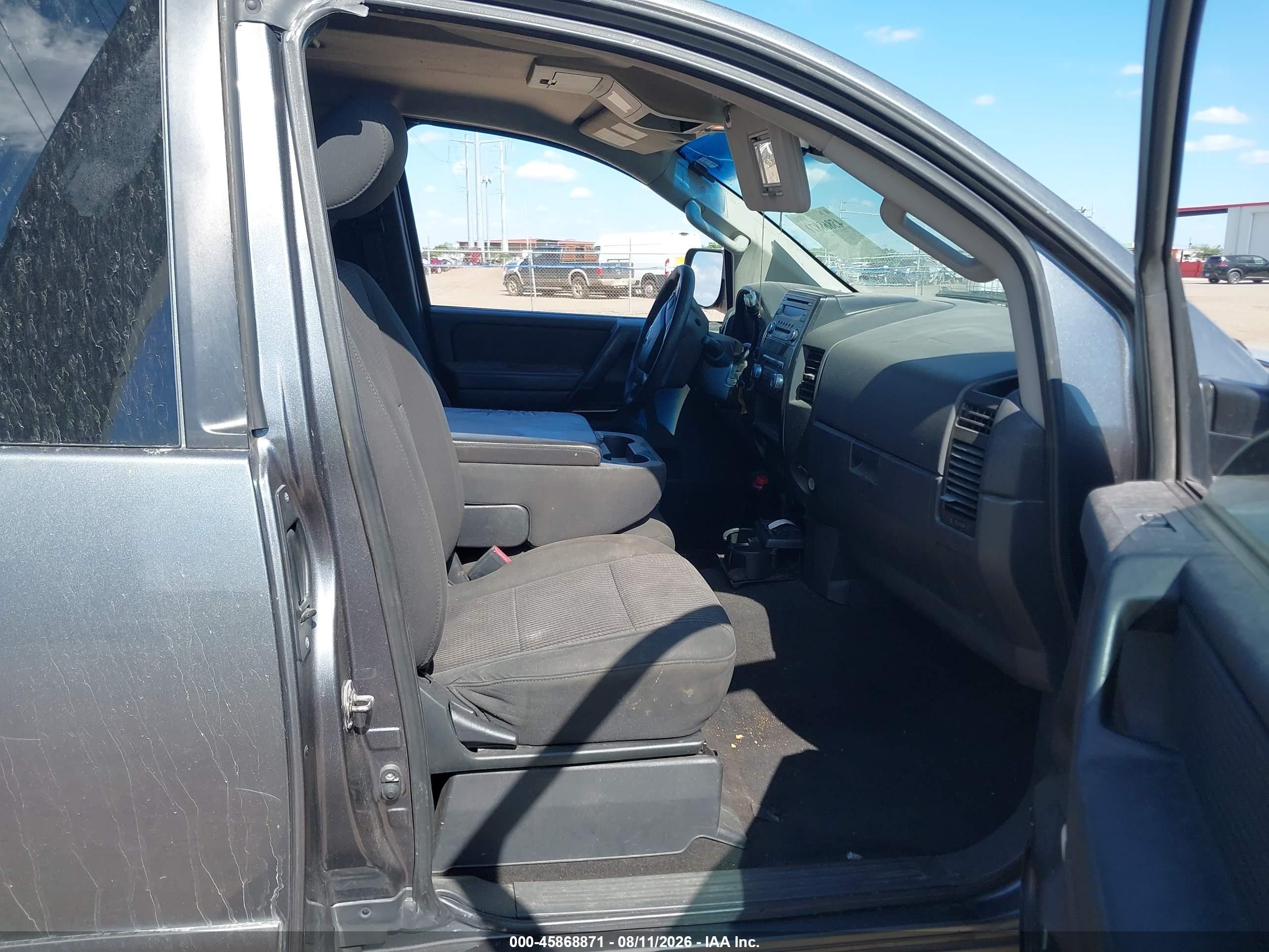 2013 Nissan Titan Sv Gray vin: 1N6BA0CH0DN311053
