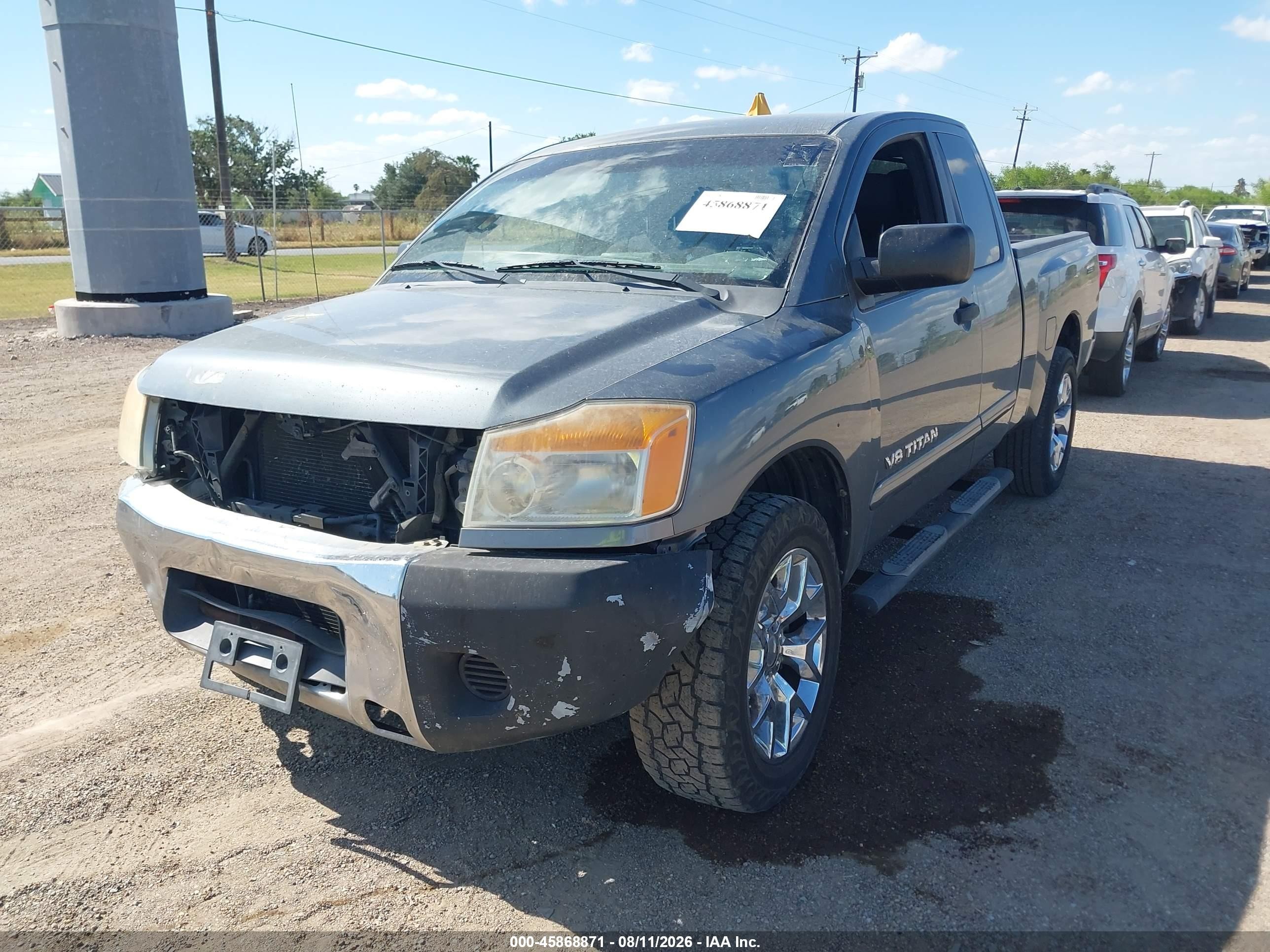 2013 Nissan Titan Sv Gray vin: 1N6BA0CH0DN311053