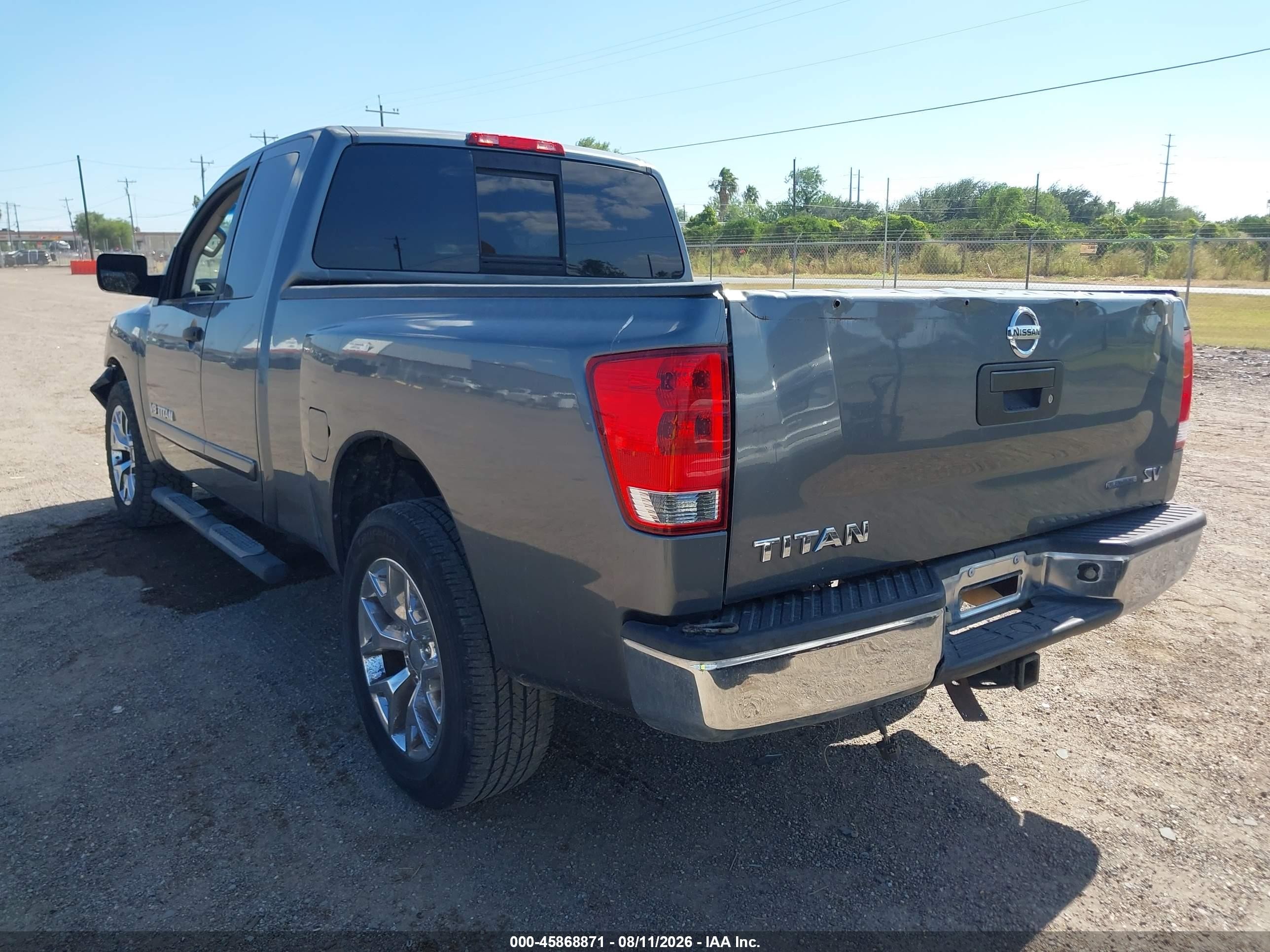 2013 Nissan Titan Sv Gray vin: 1N6BA0CH0DN311053