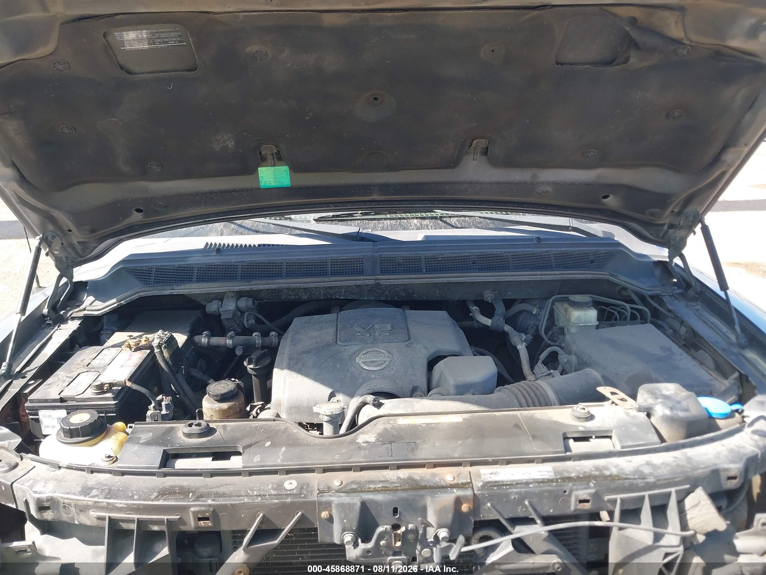 2013 Nissan Titan Sv Gray vin: 1N6BA0CH0DN311053