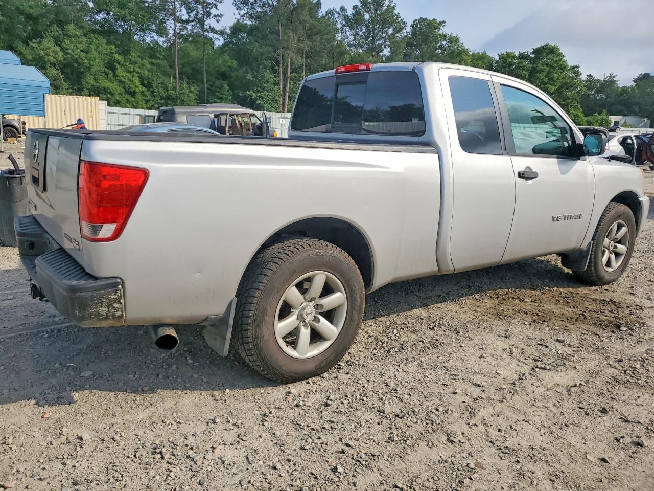 2010 Nissan Titan Xe Silver vin: 1N6BA0CH1AN300025