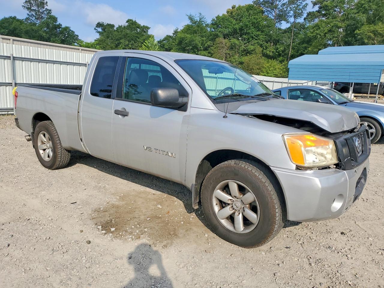 2010 Nissan Titan Xe Silver vin: 1N6BA0CH1AN300025