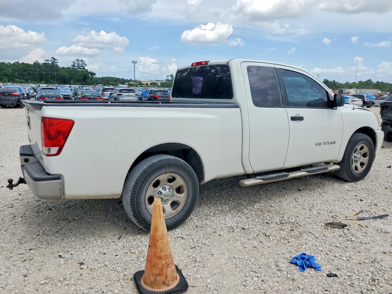 2013 Nissan Titan S White vin: 1N6BA0CH1DN312664