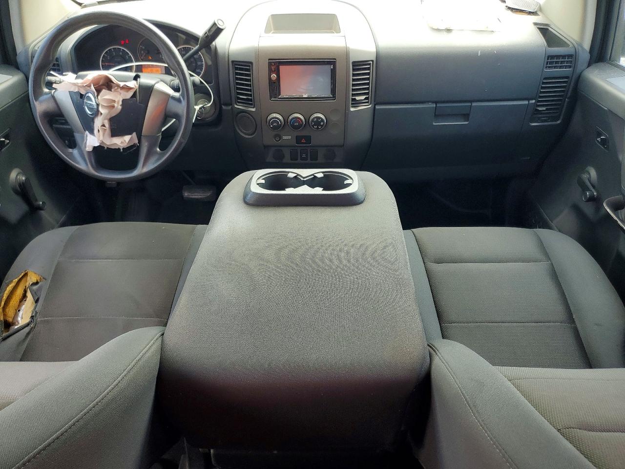 2013 Nissan Titan S White vin: 1N6BA0CH1DN312664