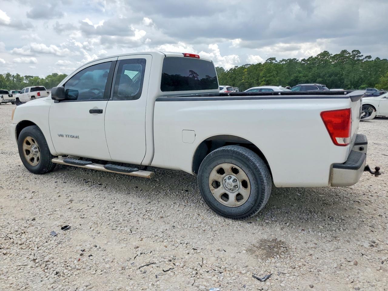 2013 Nissan Titan S White vin: 1N6BA0CH1DN312664