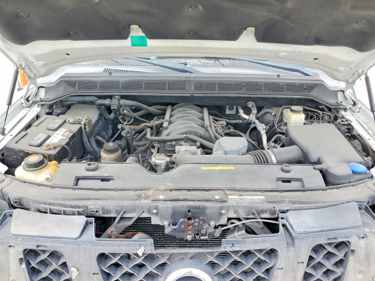 2013 Nissan Titan S White vin: 1N6BA0CH1DN312664