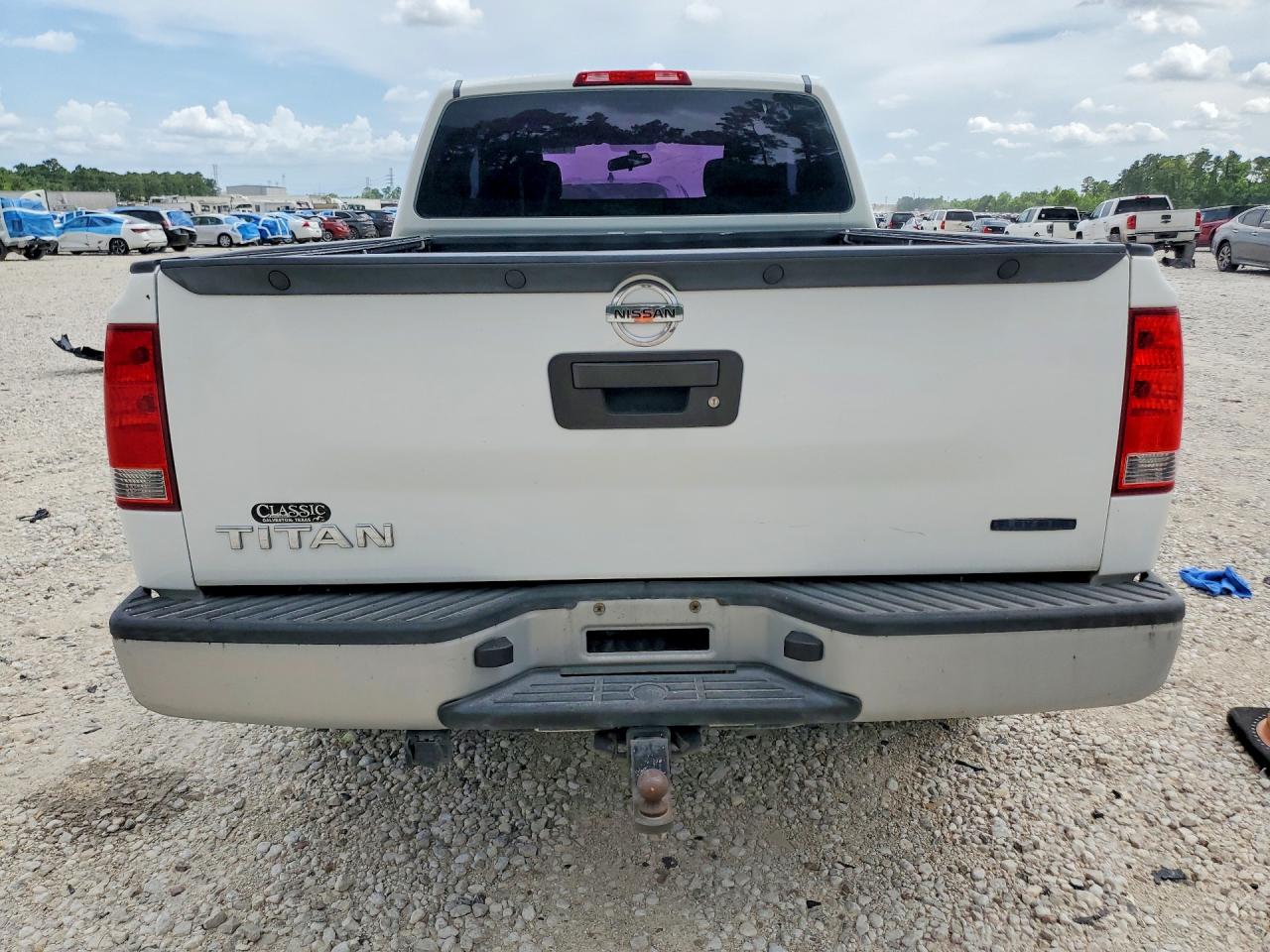 2013 Nissan Titan S White vin: 1N6BA0CH1DN312664