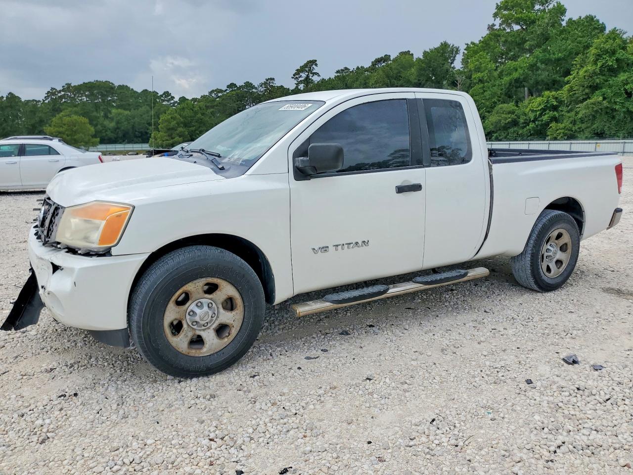 2013 Nissan Titan S White vin: 1N6BA0CH1DN312664