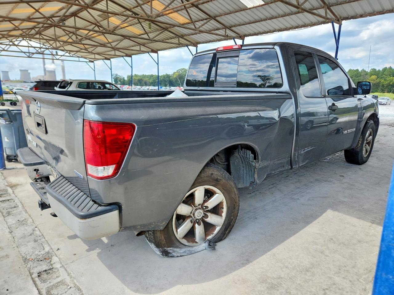 2014 Nissan Titan S Gray vin: 1N6BA0CH2EN507139