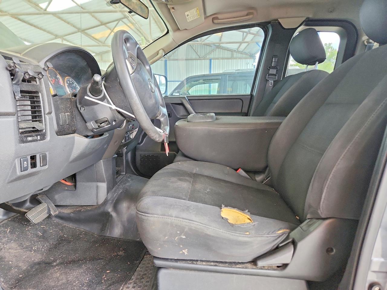 2014 Nissan Titan S Gray vin: 1N6BA0CH2EN507139